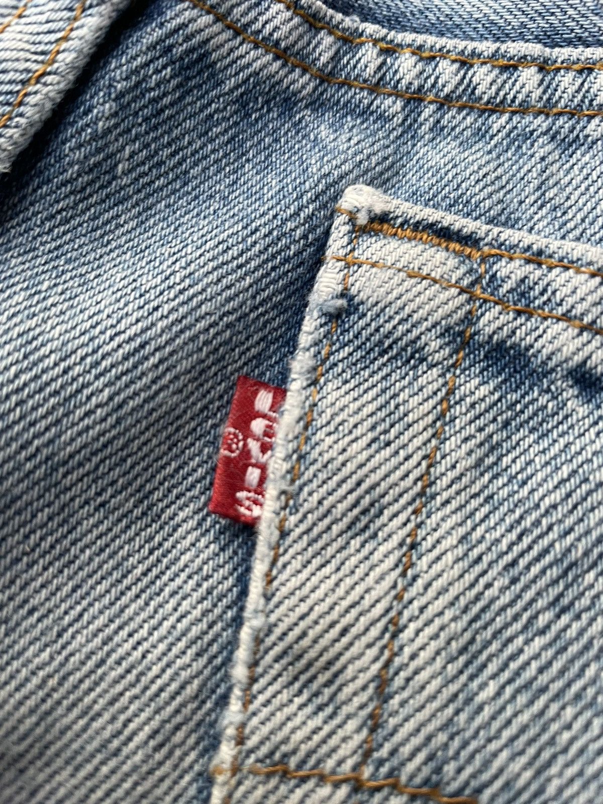 Levi's × Vintage Vintage Levi’s 501 e 1989 Aging Faded Distressed Denim Size US 28 / EU 44 - 12 Thumbnail