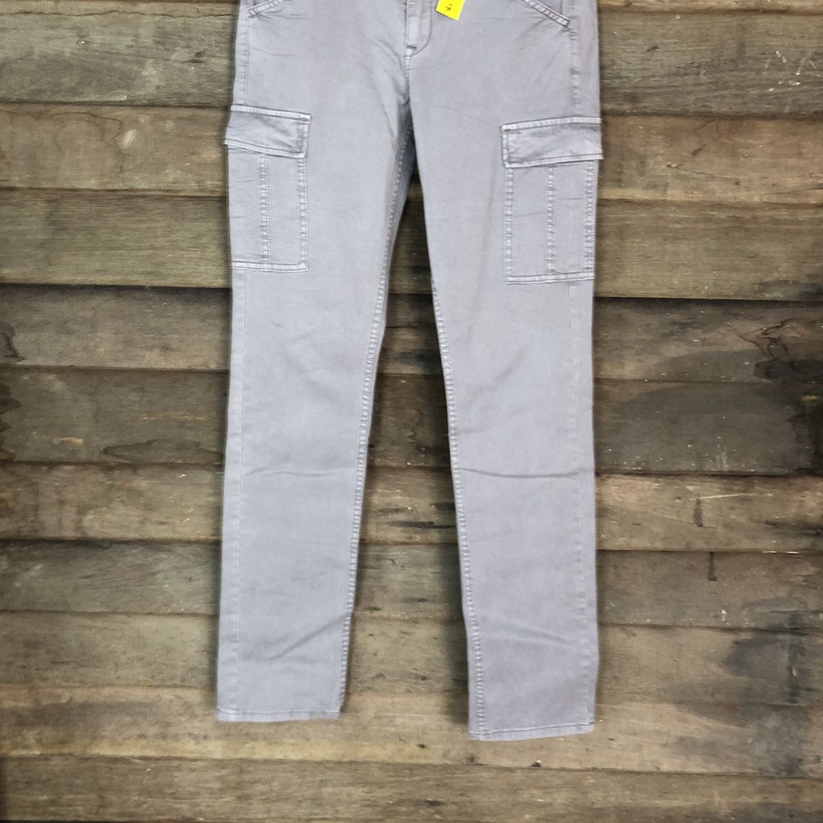 Japanese Brand DLL Uniqlo Grey utility Cargo Multipocket Pants #1528 Size US 27 - 3 Thumbnail