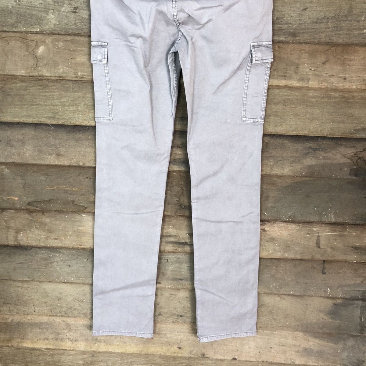 Japanese Brand DLL Uniqlo Grey utility Cargo Multipocket Pants #1528 Size US 27 - 11 Thumbnail