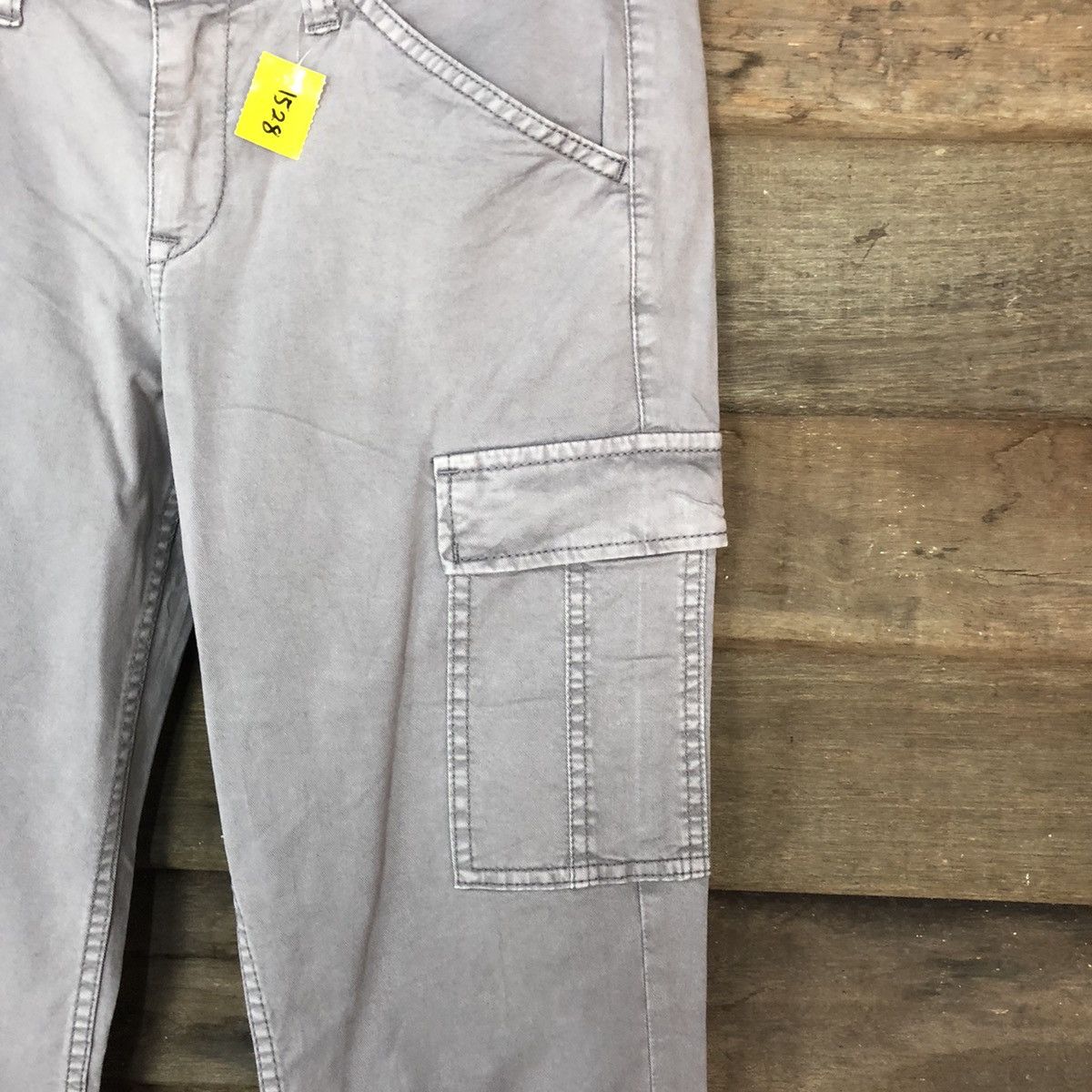 Japanese Brand DLL Uniqlo Grey utility Cargo Multipocket Pants #1528 Size US 27 - 5 Thumbnail