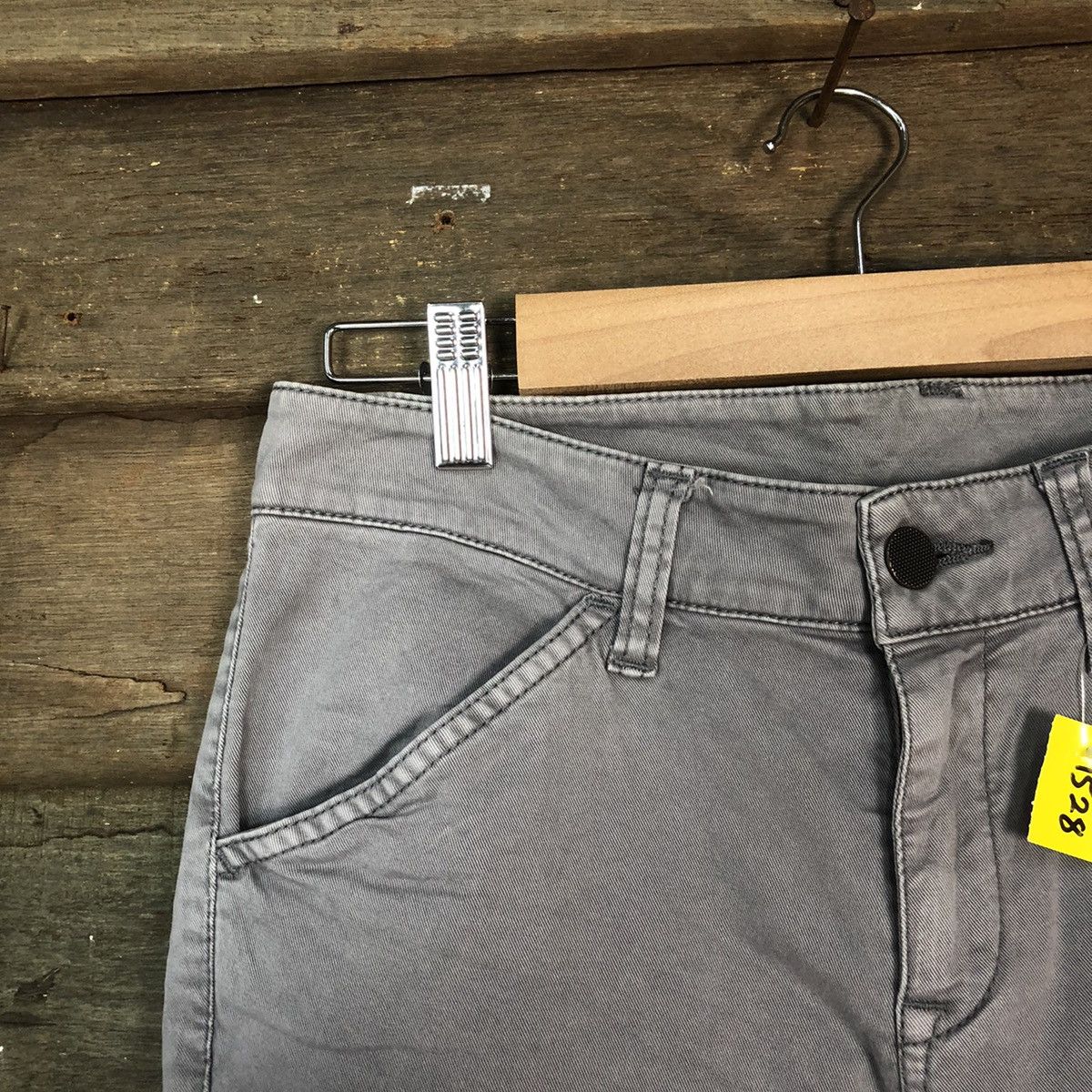 Japanese Brand DLL Uniqlo Grey utility Cargo Multipocket Pants #1528 Size US 27 - 6 Thumbnail