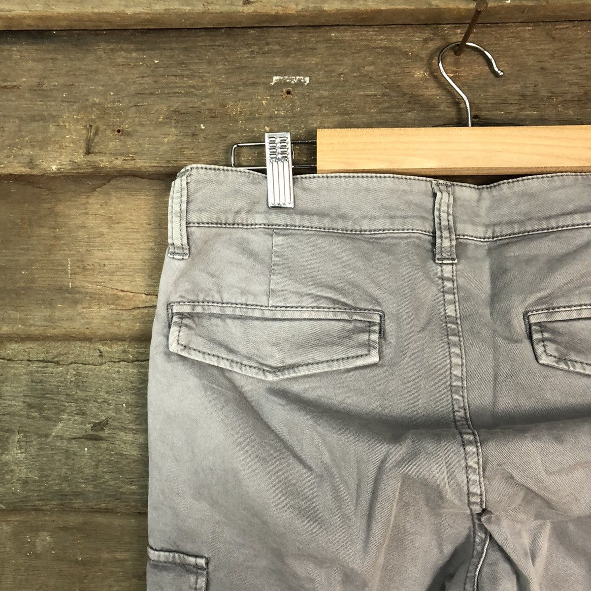 Japanese Brand DLL Uniqlo Grey utility Cargo Multipocket Pants #1528 Size US 27 - 12 Thumbnail