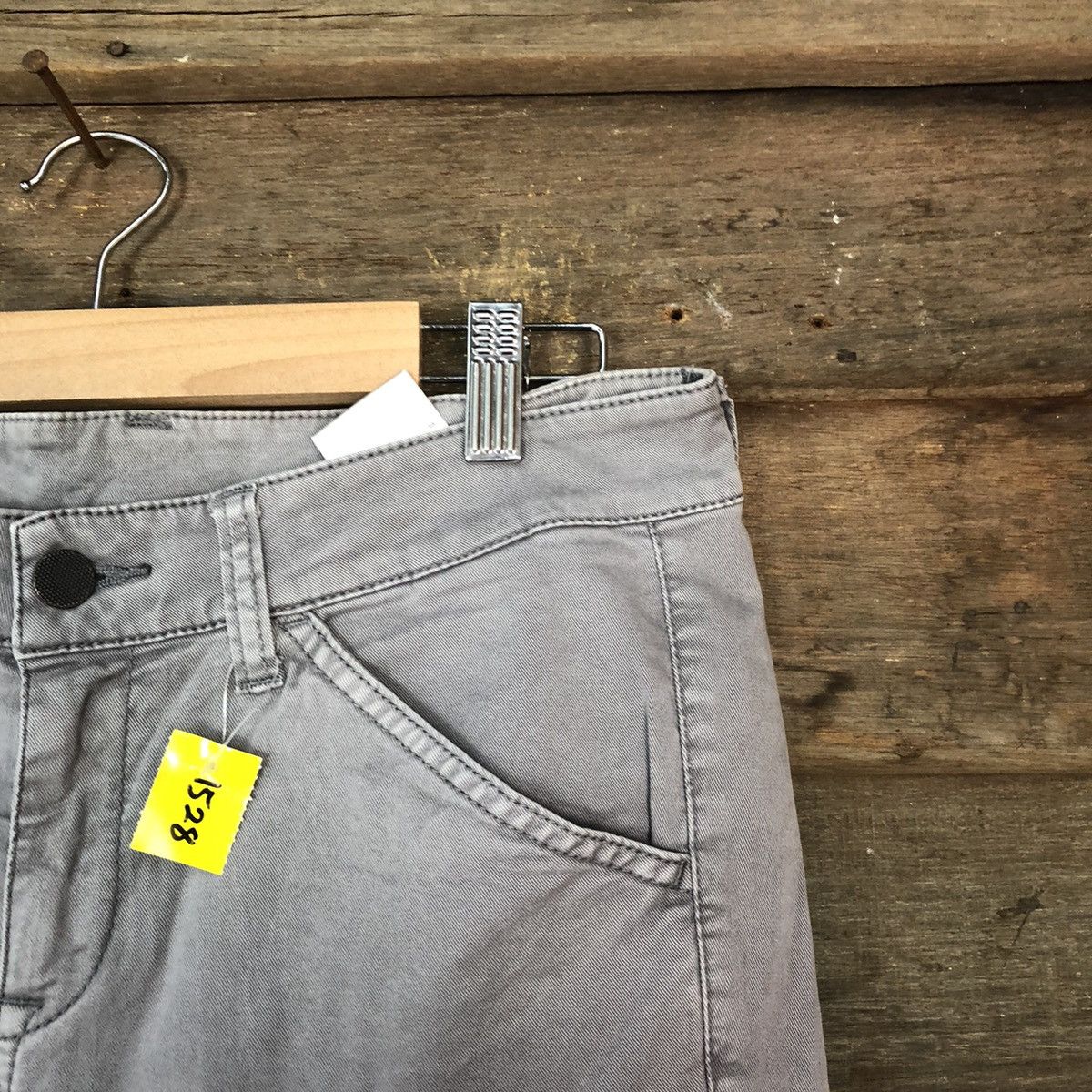 Japanese Brand DLL Uniqlo Grey utility Cargo Multipocket Pants #1528 Size US 27 - 7 Thumbnail