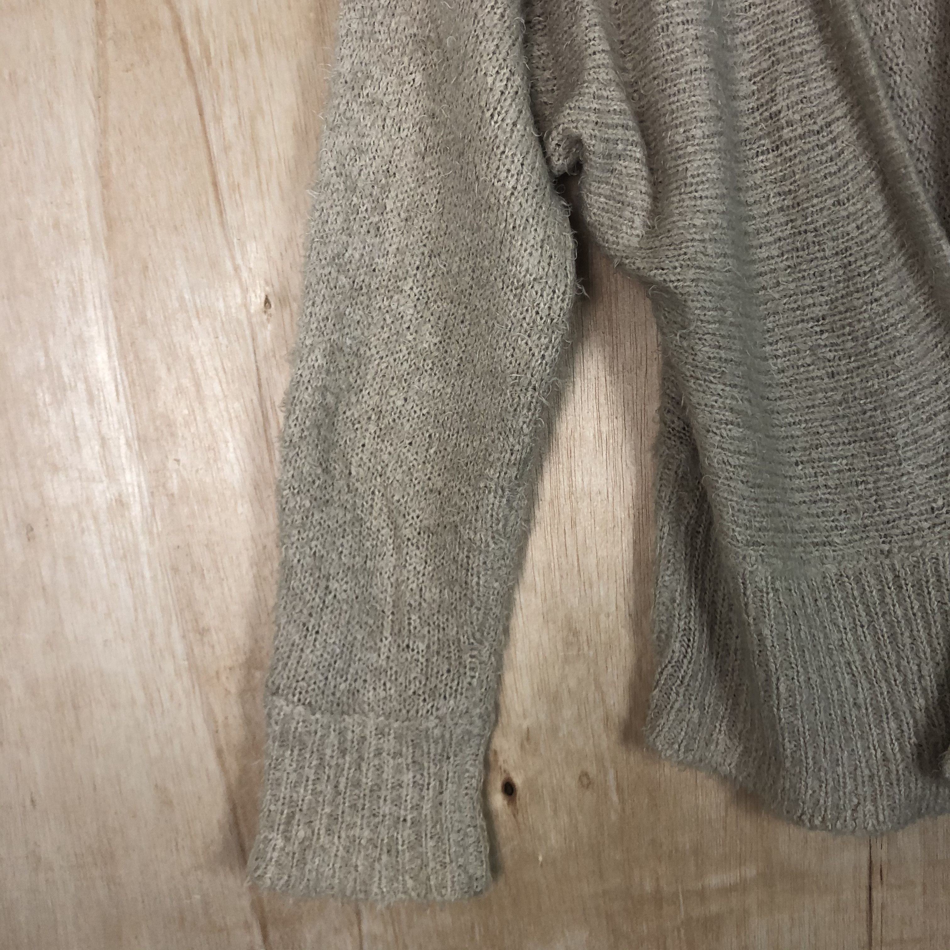 Homespun Knitwear × Japanese Brand DLL 22 Octobre brown mohair japan Cardigan knitwear #c033 Size M / US 6-8 / IT 42-44 - 7 Thumbnail