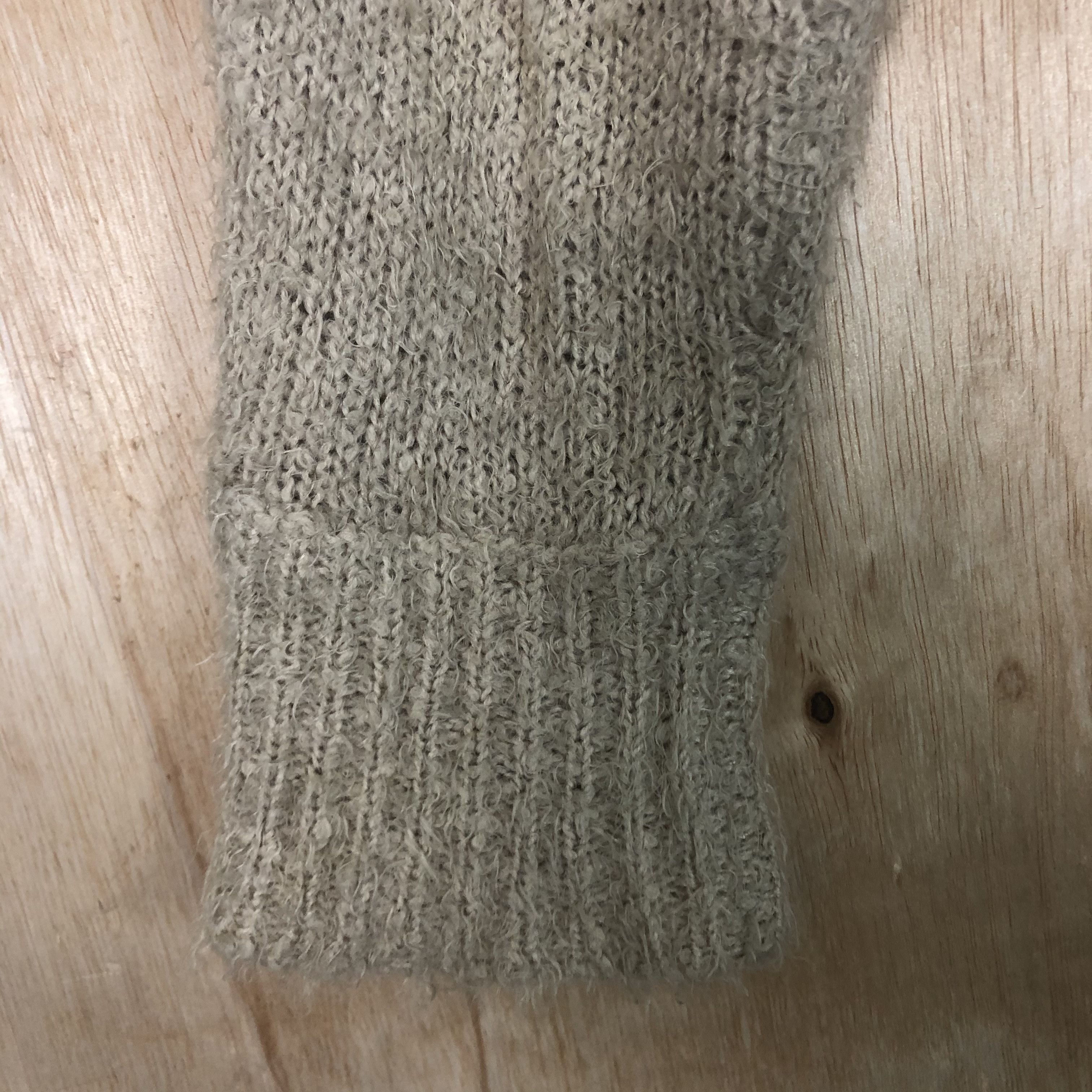 Homespun Knitwear × Japanese Brand DLL 22 Octobre brown mohair japan Cardigan knitwear #c033 Size M / US 6-8 / IT 42-44 - 6 Thumbnail