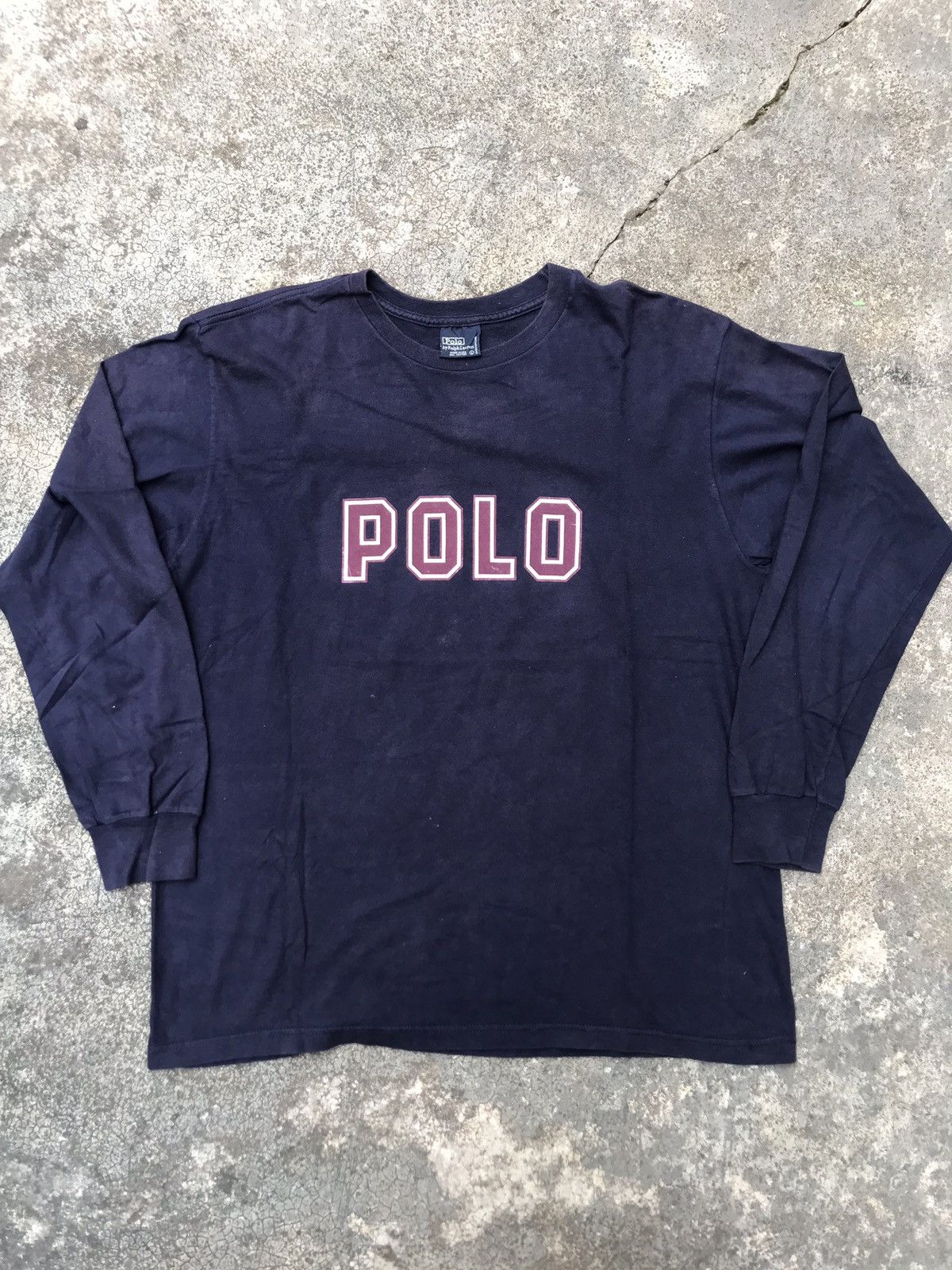 Polo Ralph Lauren × Vintage Biglogo/Spellout POLO Longsleeve Size US M / EU 48-50 / 2 - 2 Thumbnail