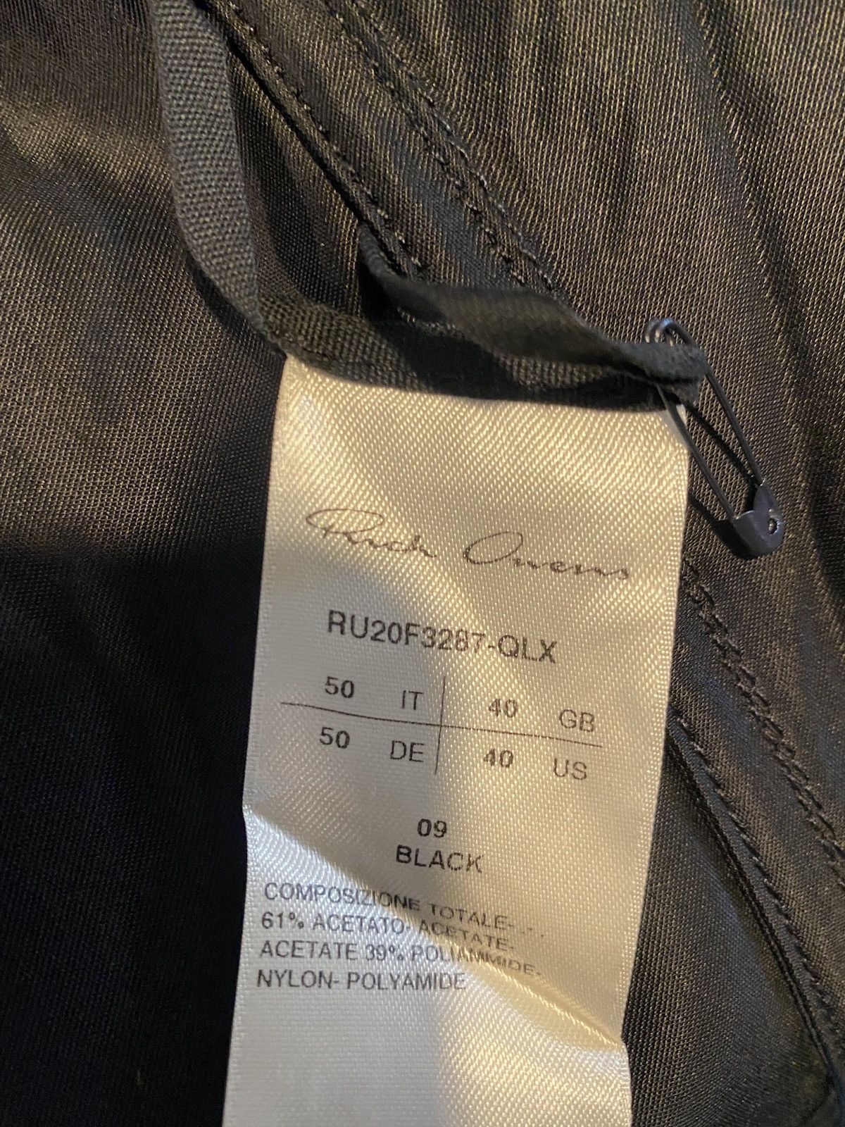 Rick Owens Rick Owens FW20 Performa Liquid Satin Larry Button Up Size US M / EU 48-50 / 2 - 7 Thumbnail