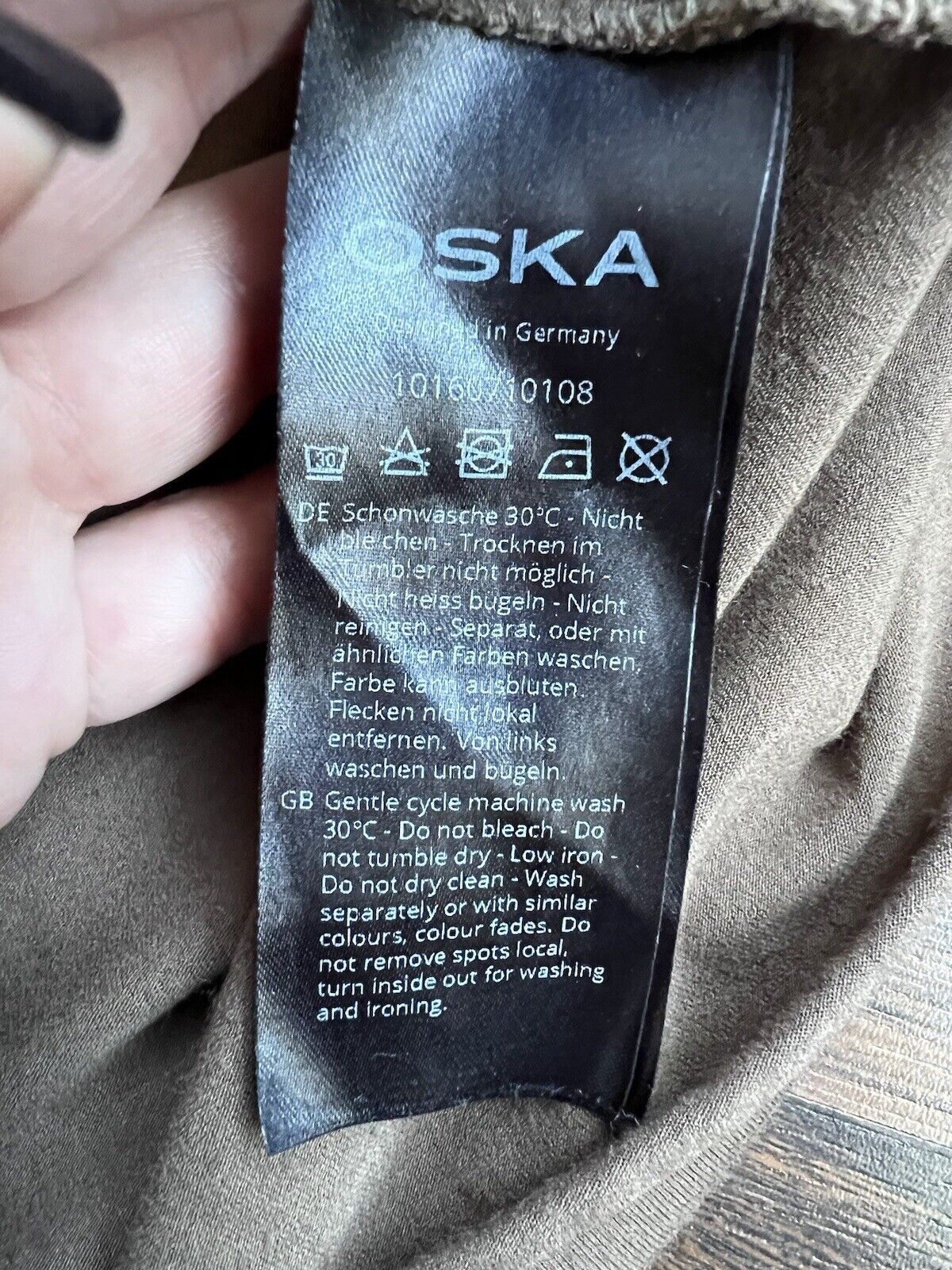 OSKA OSKA Tunic Dress Viscose Blend Brown Size 3 Size M / US 6-8 / IT 42-44 - 8 Thumbnail
