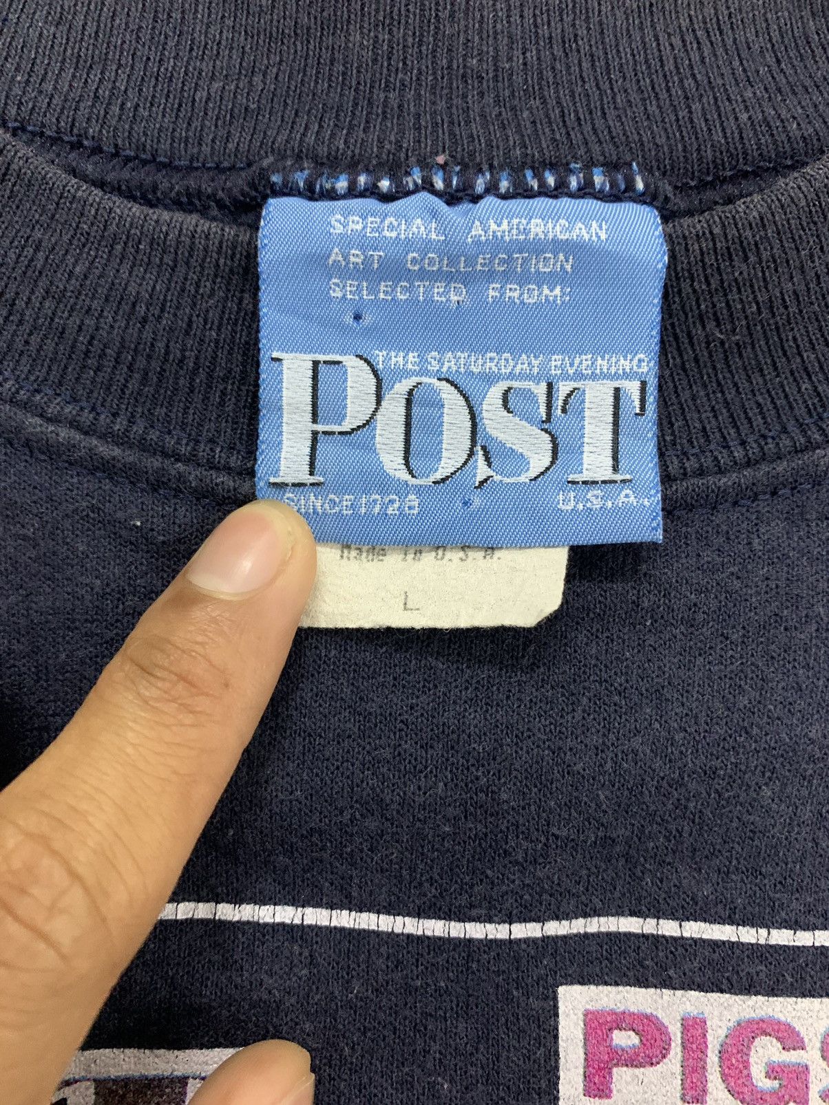 Vintage Vintage Post Pigskin Preview / Nirvana / Band Size US M / EU 48-50 / 2 - 5 Thumbnail