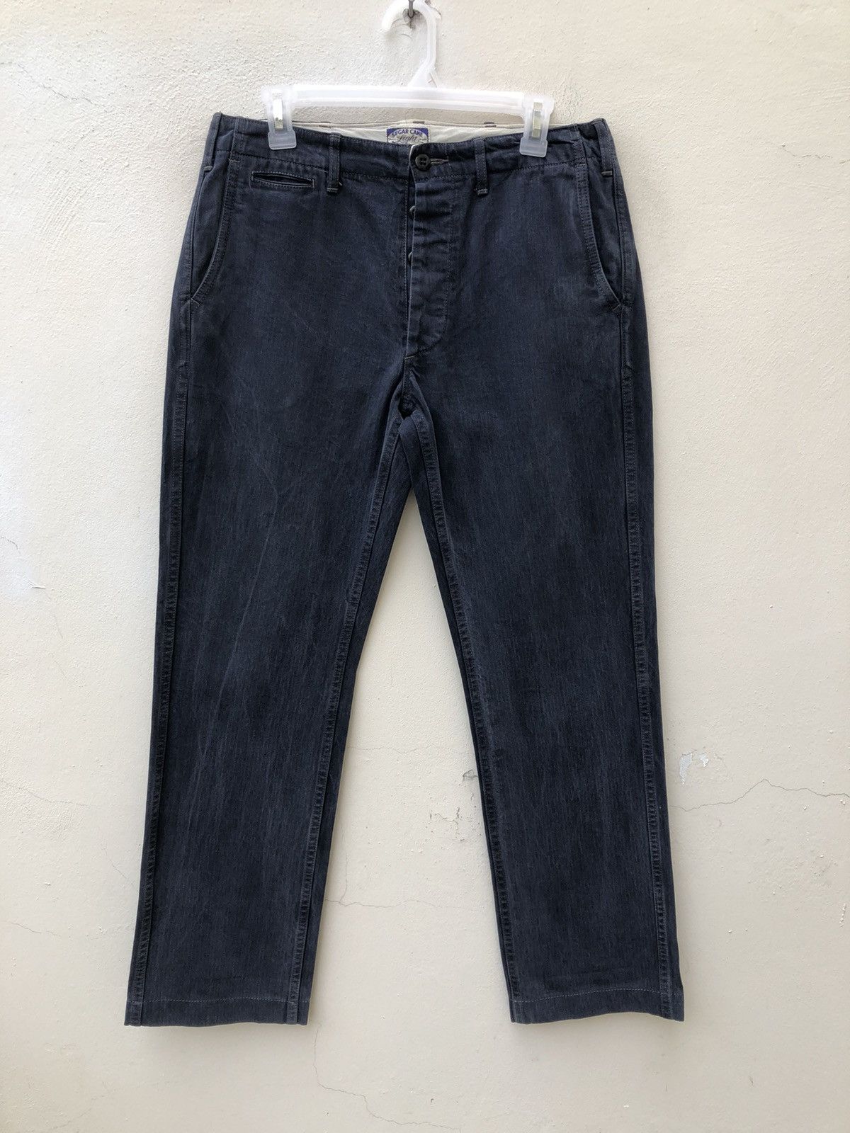 Sugar Cane Sugar Cane Japan herringbone twill Buttonfly Trouser Pant Size US 32 / EU 48 - 1 Thumbnail