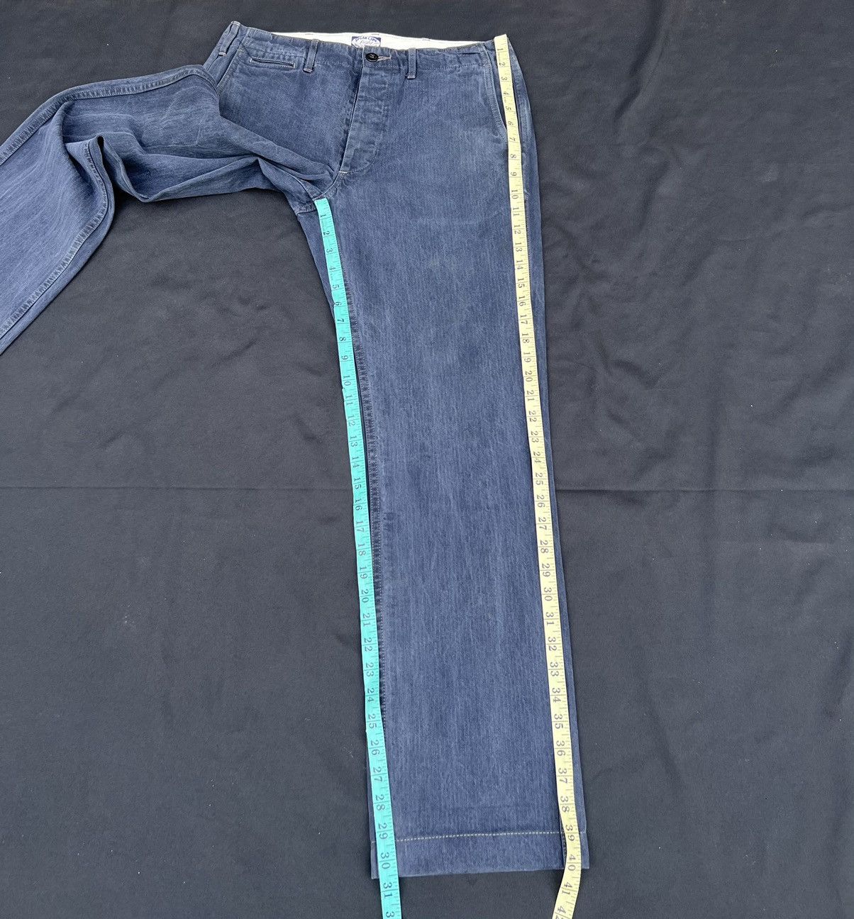Sugar Cane Sugar Cane Japan herringbone twill Buttonfly Trouser Pant Size US 32 / EU 48 - 22 Thumbnail