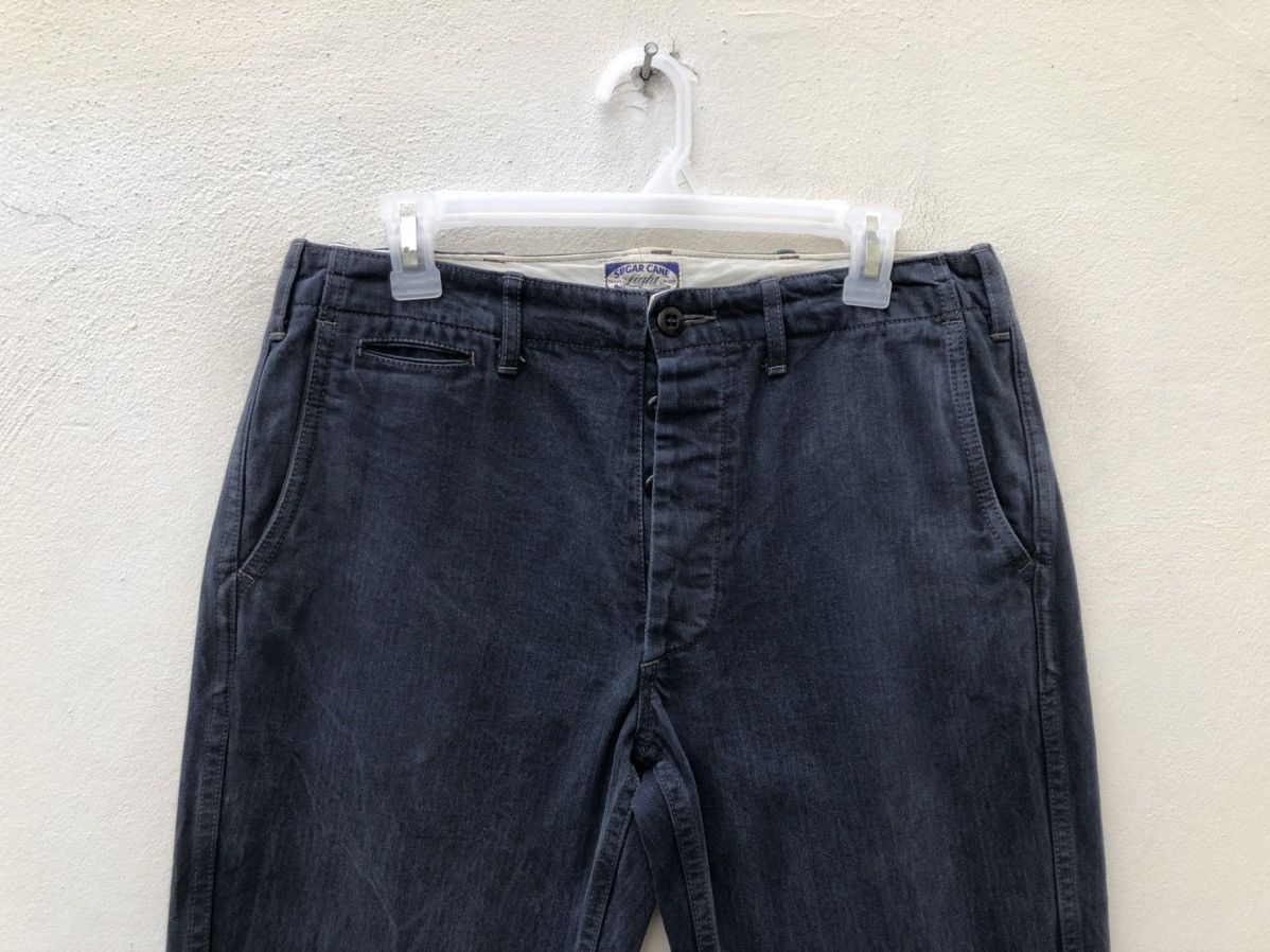 Sugar Cane Sugar Cane Japan herringbone twill Buttonfly Trouser Pant Size US 32 / EU 48 - 2 Thumbnail