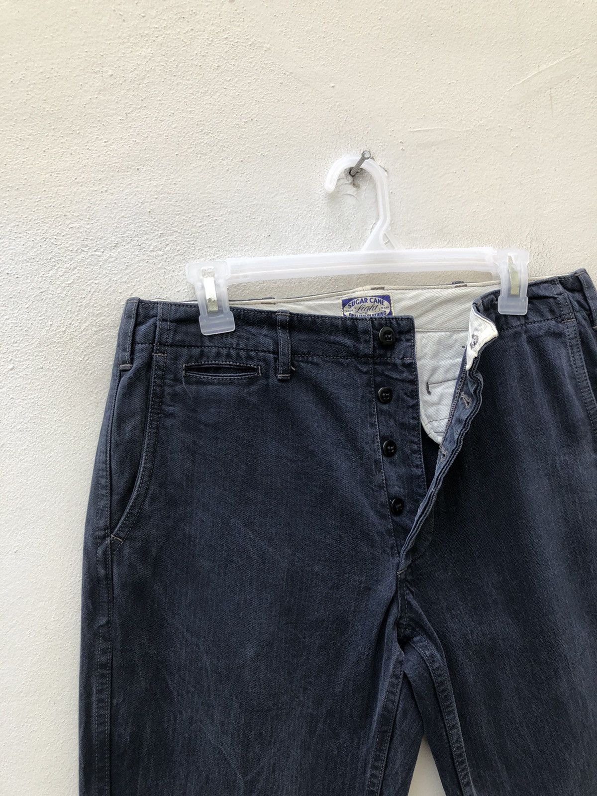Sugar Cane Sugar Cane Japan herringbone twill Buttonfly Trouser Pant Size US 32 / EU 48 - 3 Thumbnail