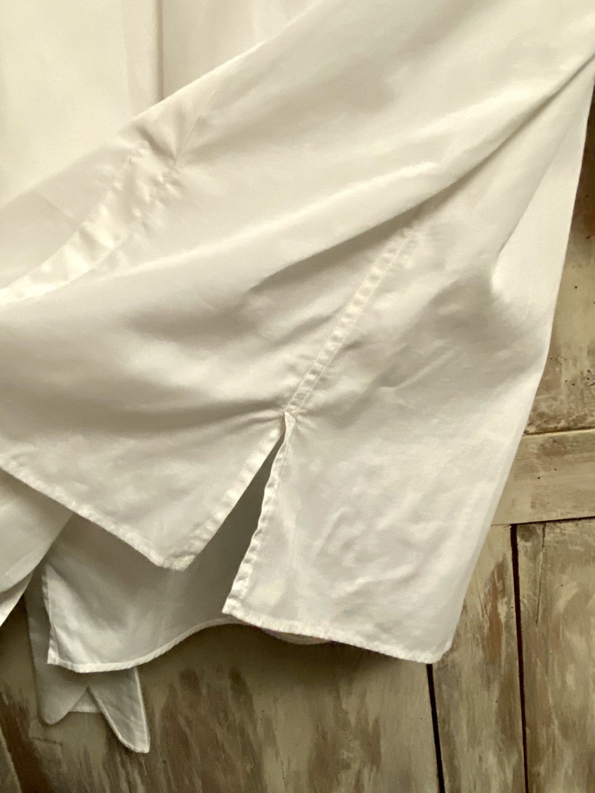 Yohji Yamamoto Yohji Yamamoto white cotton shirt 4 jp Size L / US 10 / IT 46 - 10 Thumbnail
