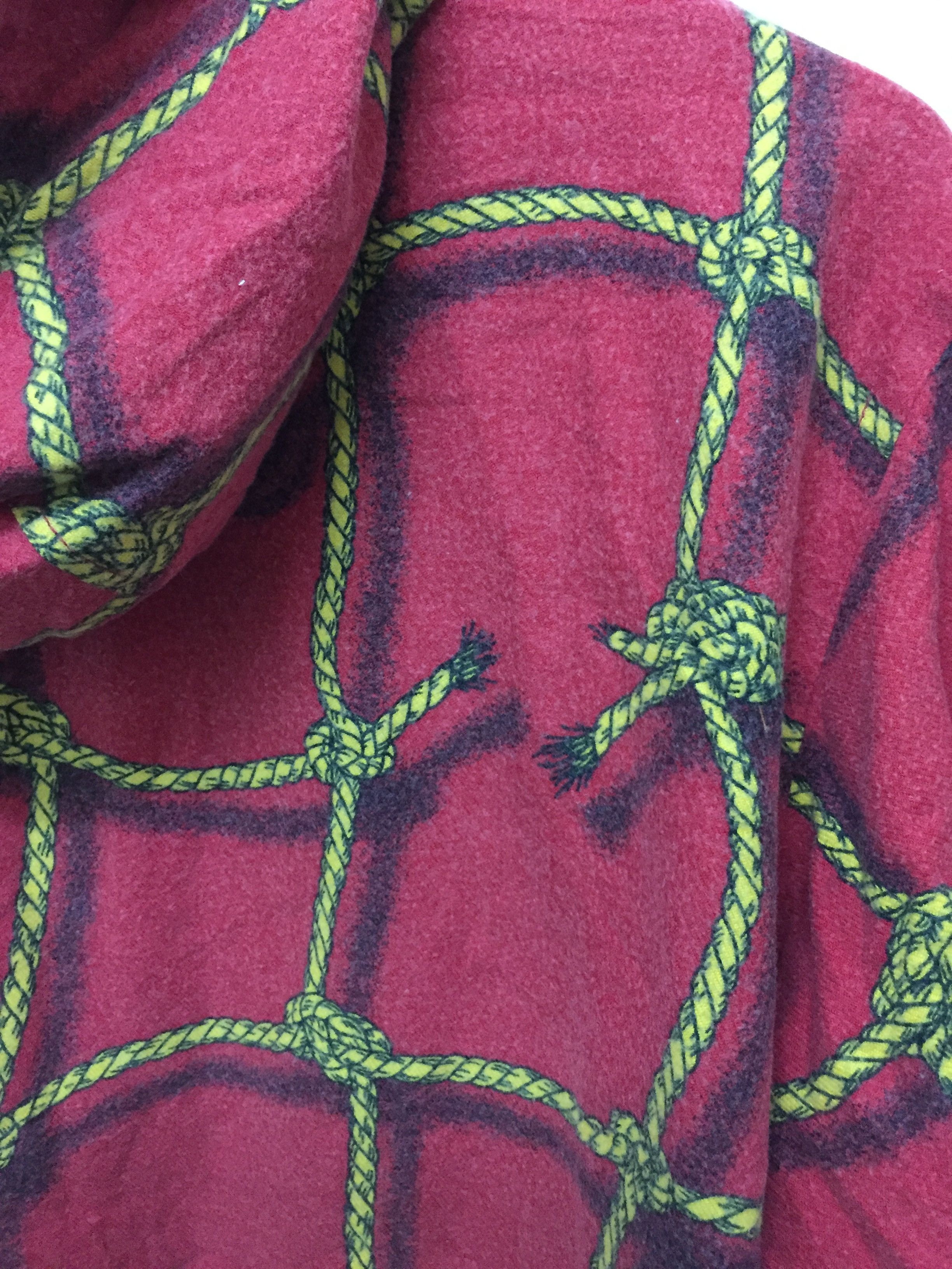 Sasquatchfabrix AW05 3D Rope tartan Check Reversible hoodie Size US M / EU 48-50 / 2 - 8 Thumbnail