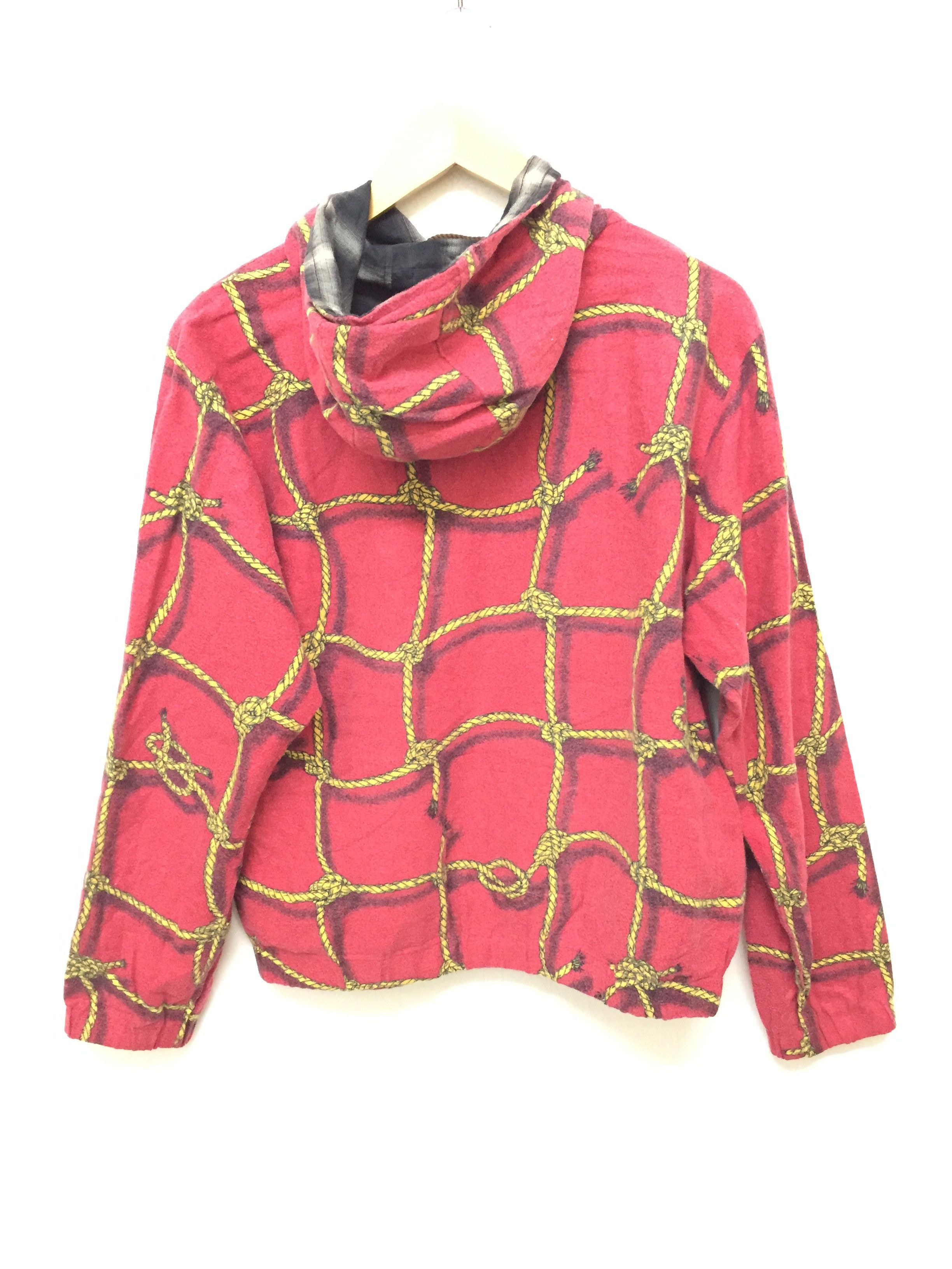 Sasquatchfabrix AW05 3D Rope tartan Check Reversible hoodie Size US M / EU 48-50 / 2 - 7 Thumbnail