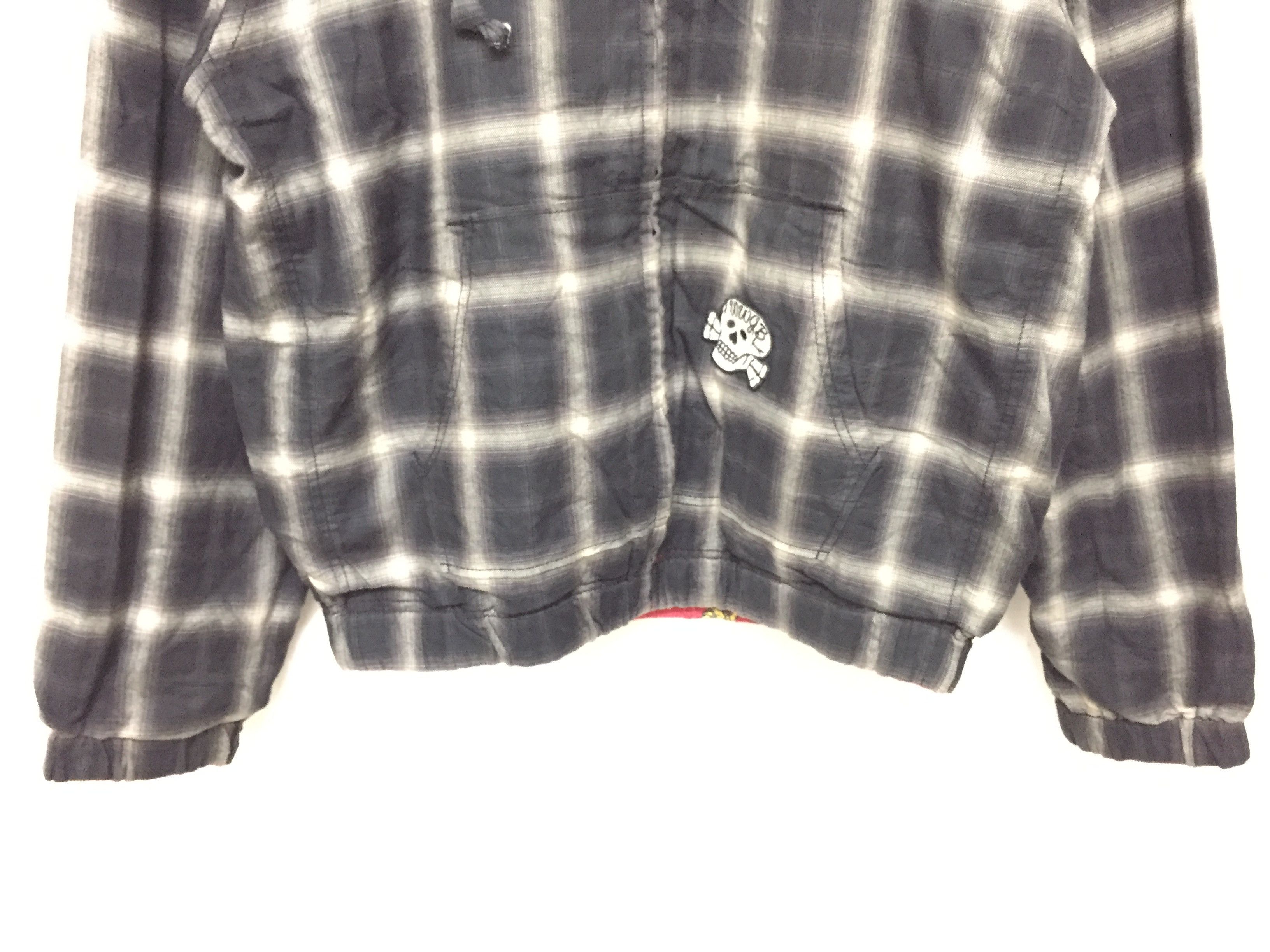 Sasquatchfabrix AW05 3D Rope tartan Check Reversible hoodie Size US M / EU 48-50 / 2 - 11 Thumbnail