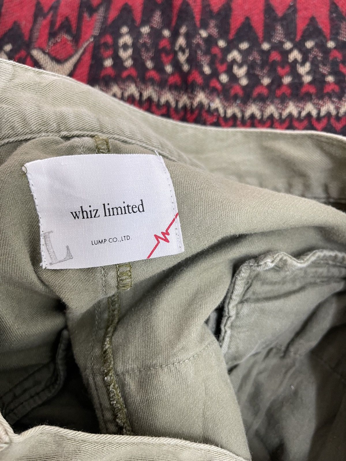 WHIZ LIMITED Whiz Limited Japan Cargo Crop Multi Pockets Painted 3🟦4 Size US 33 - 6 Thumbnail