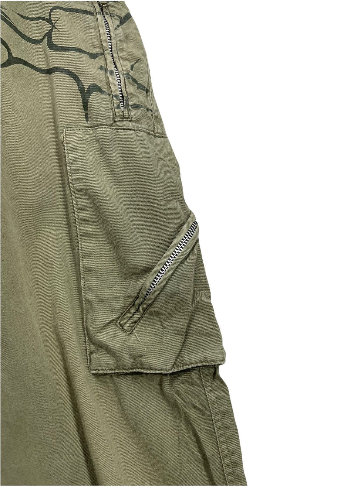 WHIZ LIMITED Whiz Limited Japan Cargo Crop Multi Pockets Painted 3🟦4 Size US 33 - 2 Thumbnail
