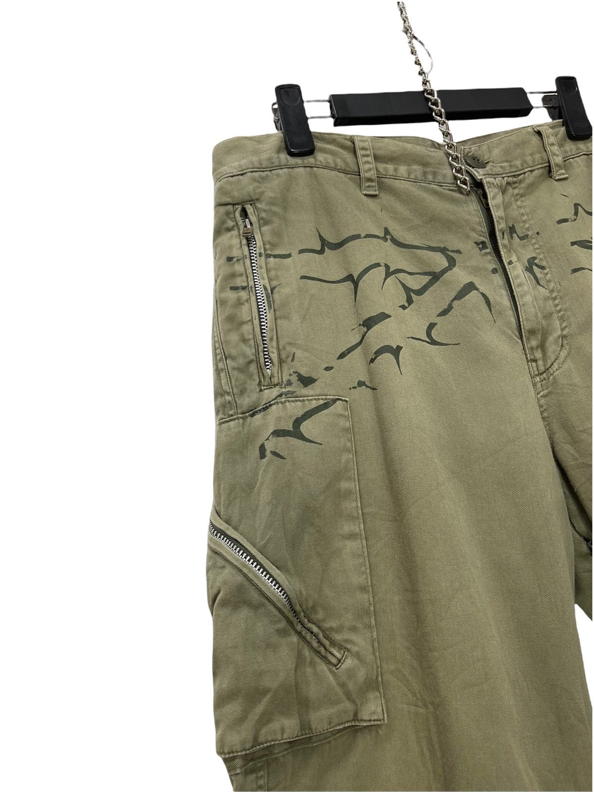 WHIZ LIMITED Whiz Limited Japan Cargo Crop Multi Pockets Painted 3🟦4 Size US 33 - 3 Thumbnail