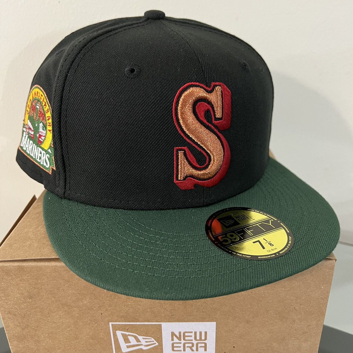 Hat Club 7 1/8 Seattle Mariners Crossover Two Tone Sonics JustFitteds Size ONE SIZE - 1 Thumbnail