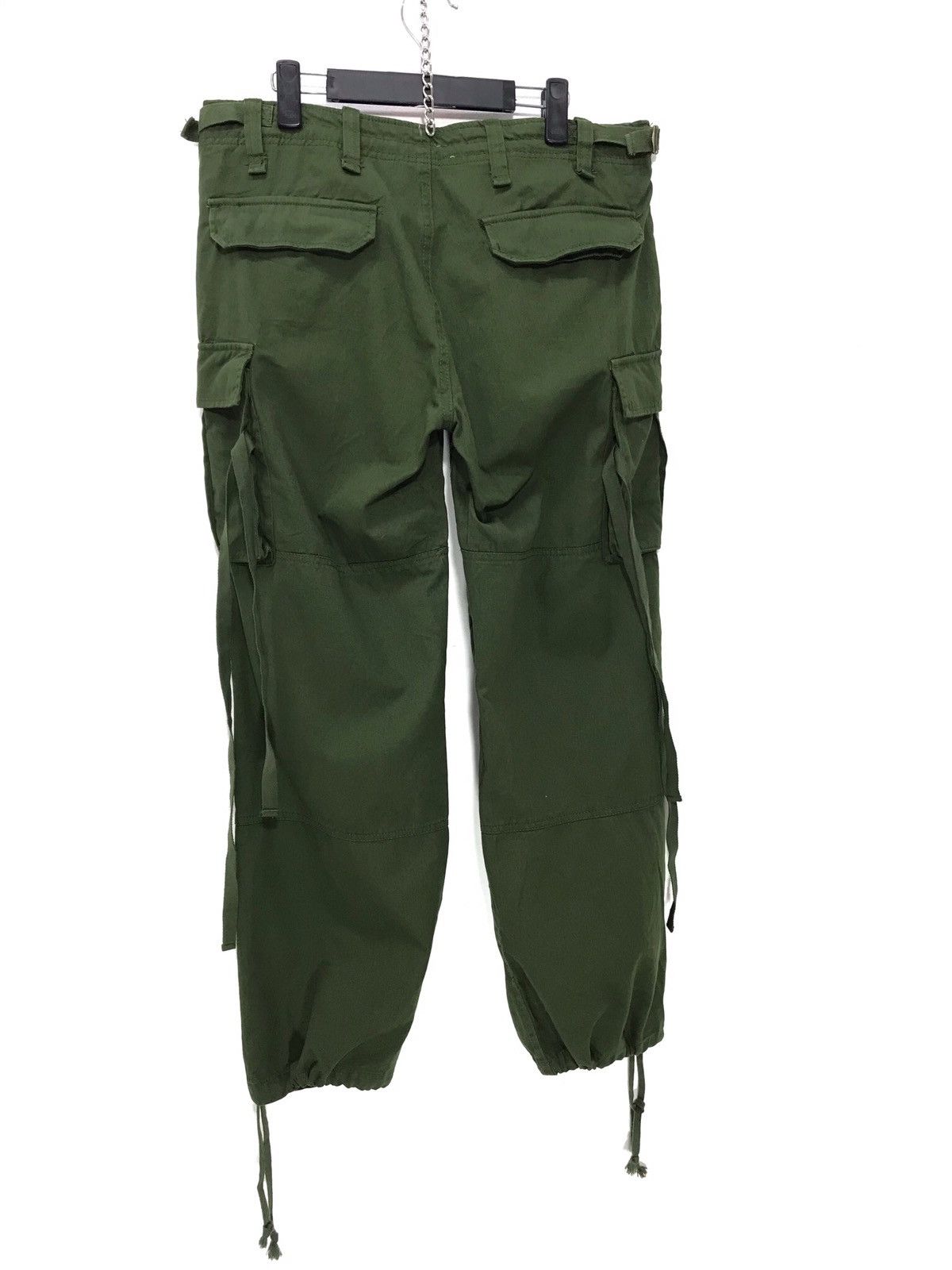 Japanese Brand Lucy Military Green Cargo Pant Regular 2🟦 Size US 35 - 6 Thumbnail