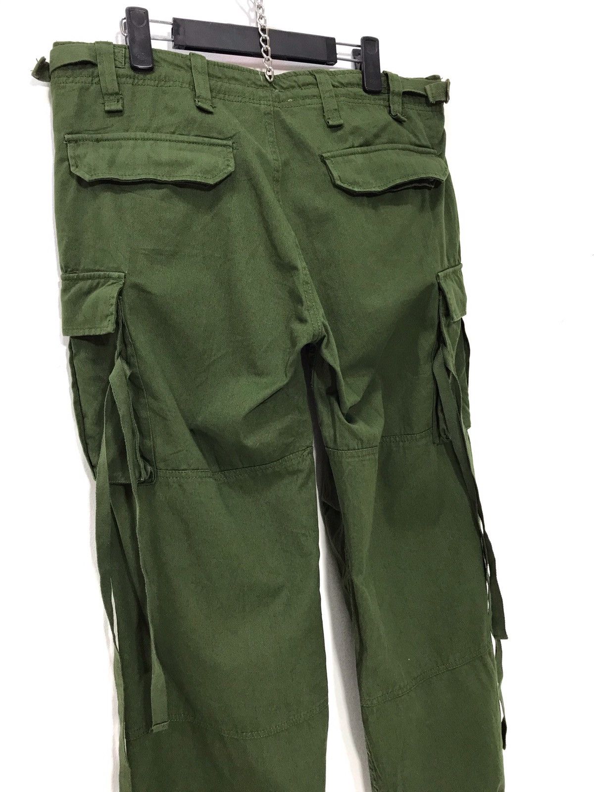 Japanese Brand Lucy Military Green Cargo Pant Regular 2🟦 Size US 35 - 7 Thumbnail