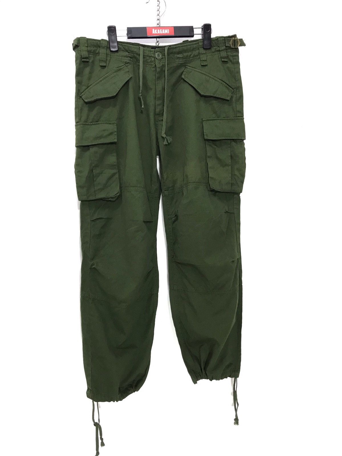 Japanese Brand Lucy Military Green Cargo Pant Regular 2🟦 Size US 35 - 1 Thumbnail