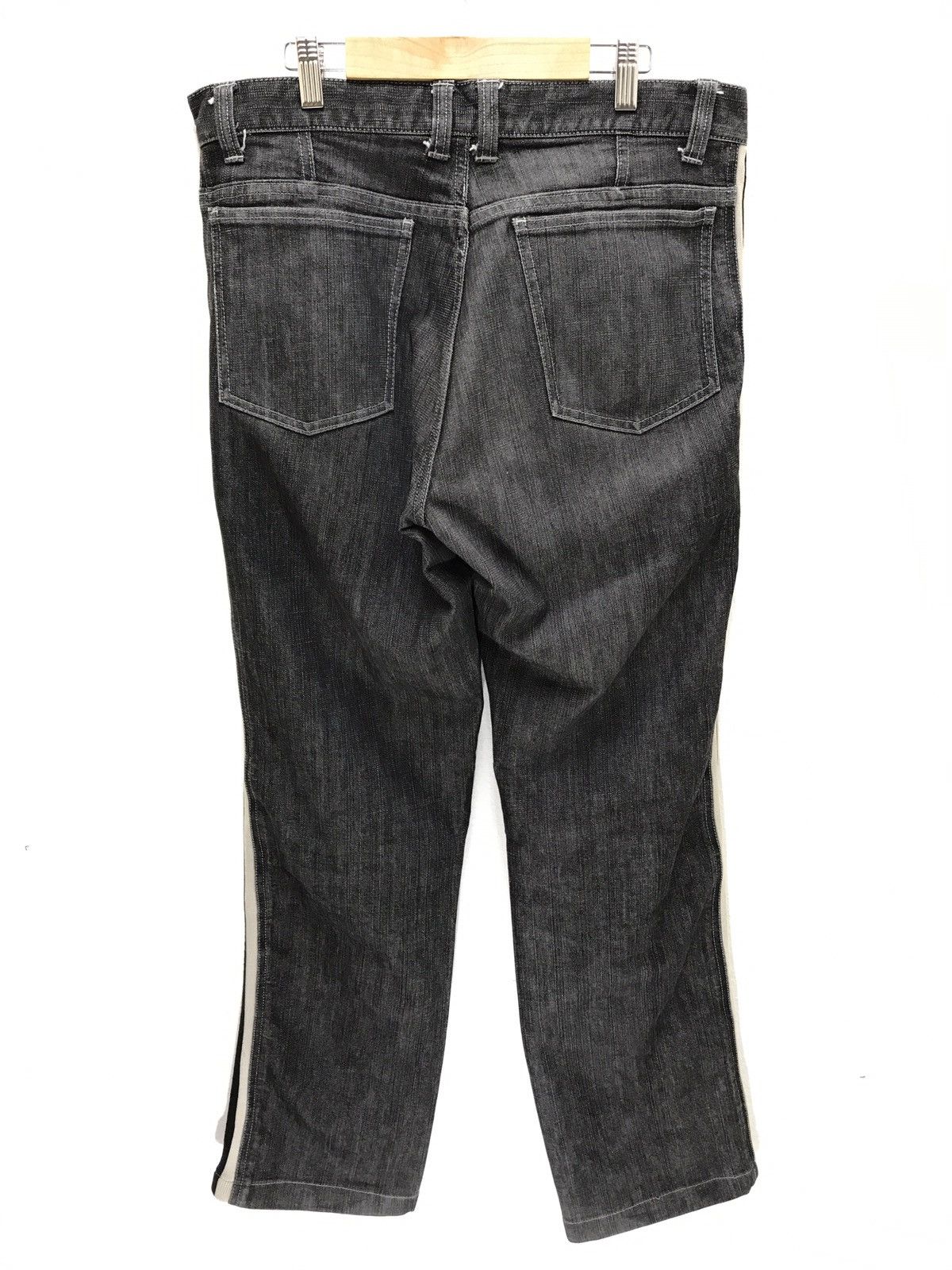 Japanese Brand Full House Homme Side Striped Denim Slim Slightly Stretch Size US 33 - 7 Thumbnail