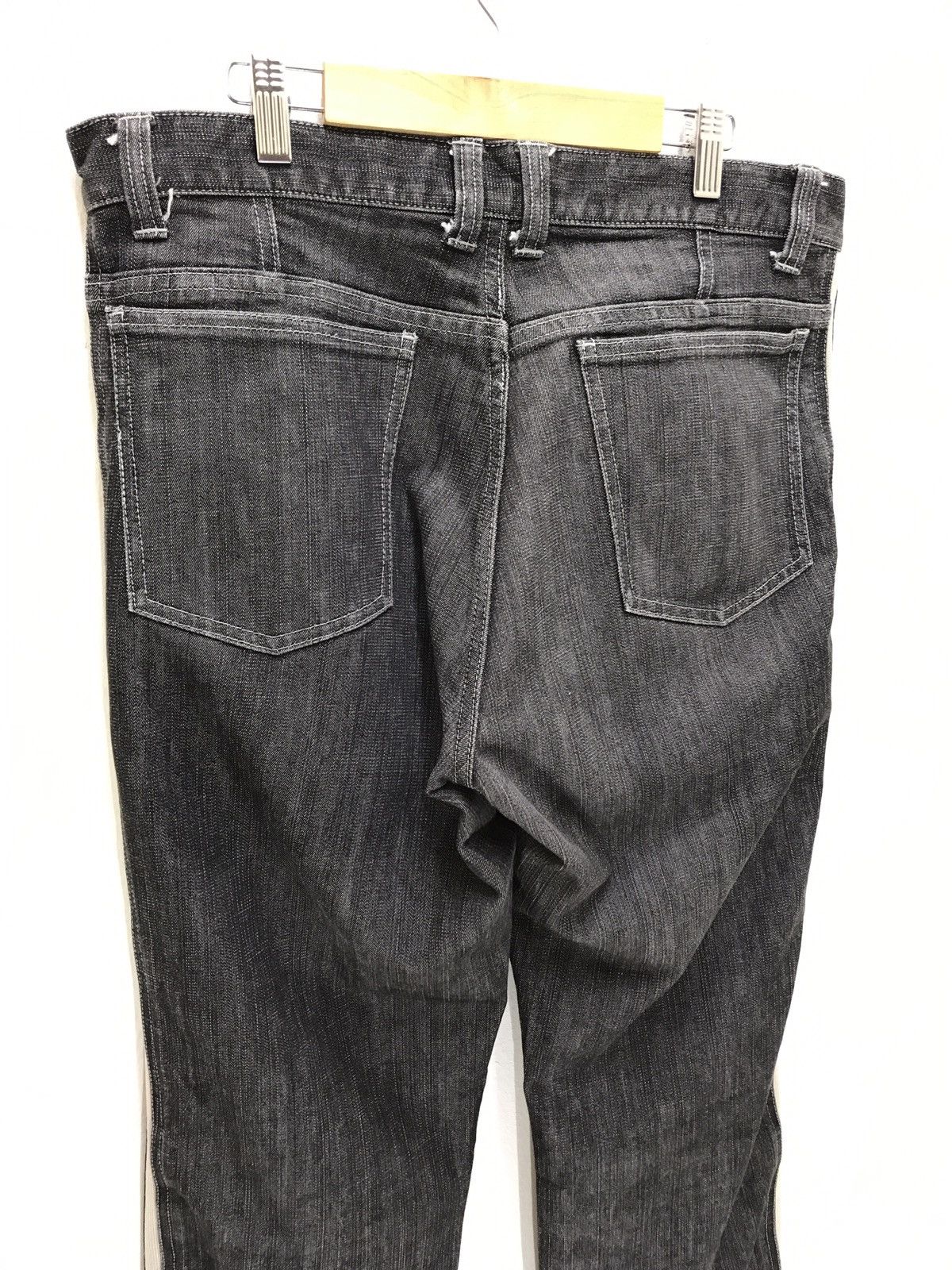 Japanese Brand Full House Homme Side Striped Denim Slim Slightly Stretch Size US 33 - 8 Thumbnail