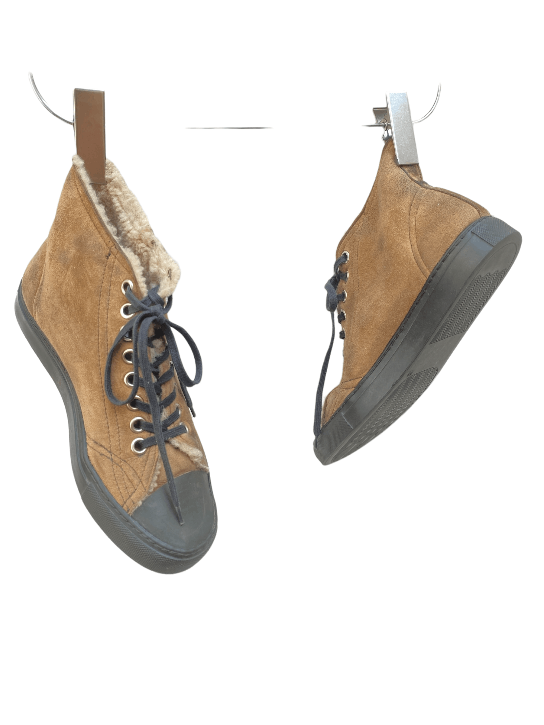 Maison Margiela Brown Suede Sneakers Size US 8 / IT 38 - 2 Thumbnail