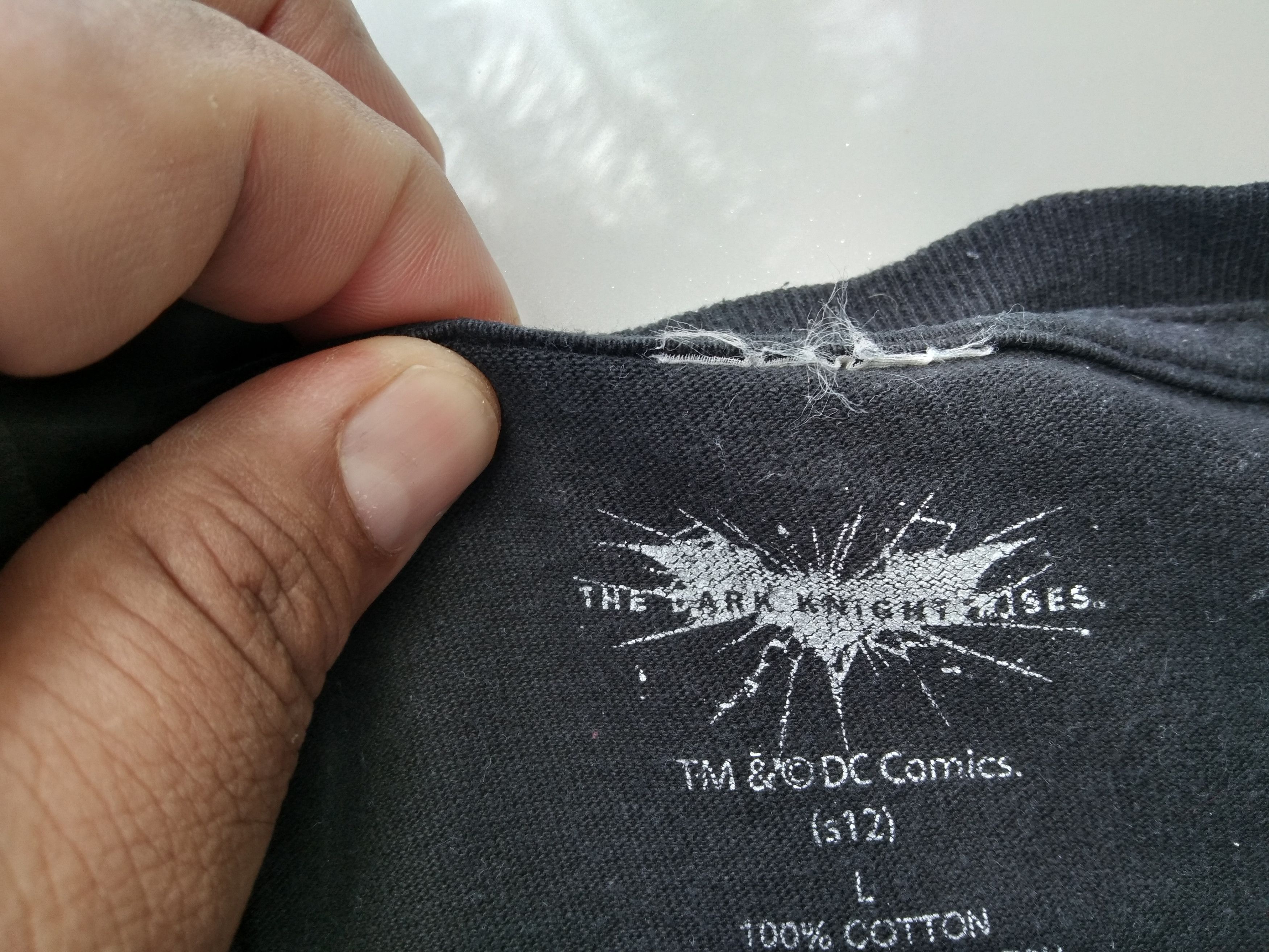 DC Comics BATMAN FEAR WHY U FAIL T-SHIRT Size US L / EU 52-54 / 3 - 7 Thumbnail
