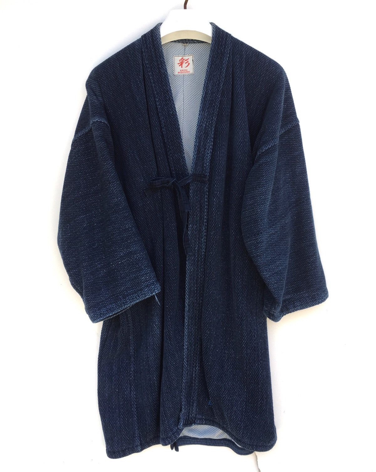 Indigo × Japanese Brand Amazing 90s hendo indigo blue kimono japan XL size Size US XL / EU 56 / 4 - 2 Thumbnail