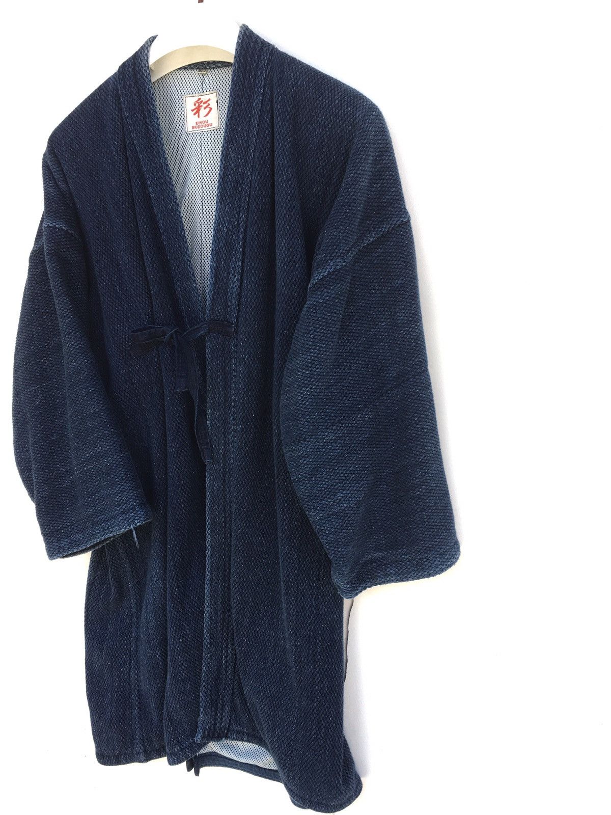 Indigo × Japanese Brand Amazing 90s hendo indigo blue kimono japan XL size Size US XL / EU 56 / 4 - 1 Thumbnail
