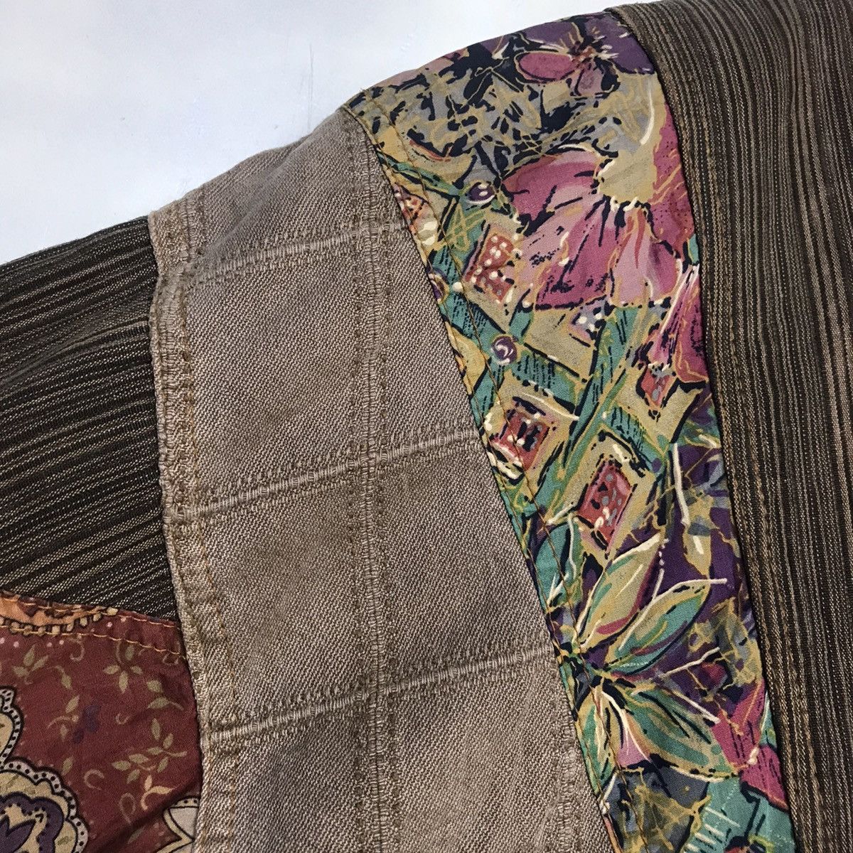 Japanese Brand Rare Japan traditional patchwork jacket Size US XL / EU 56 / 4 - 7 Thumbnail
