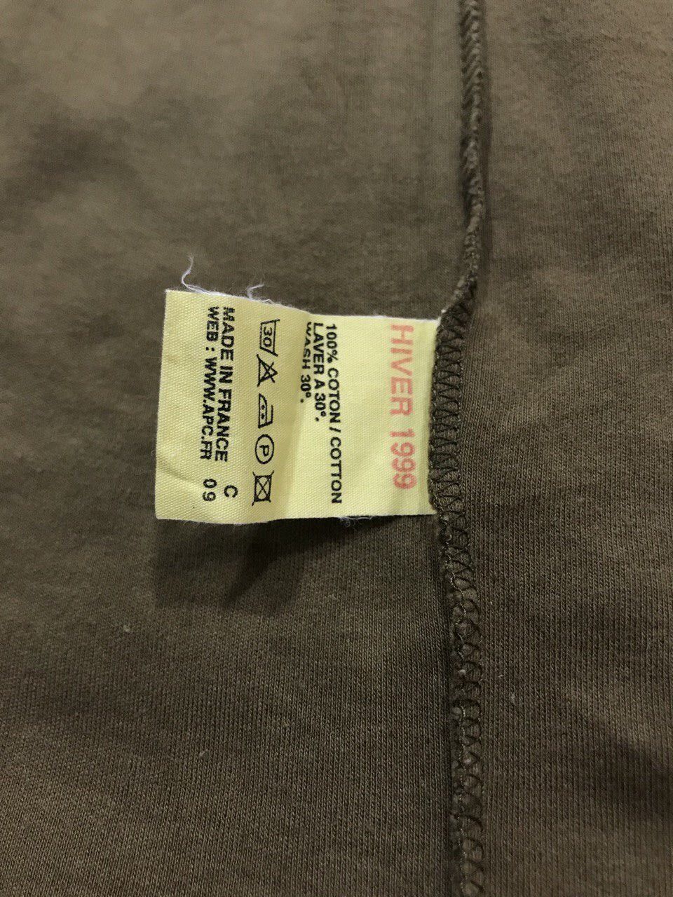A.P.C. Hiver 1999 Hoodie Shirt Size US M / EU 48-50 / 2 - 4 Thumbnail