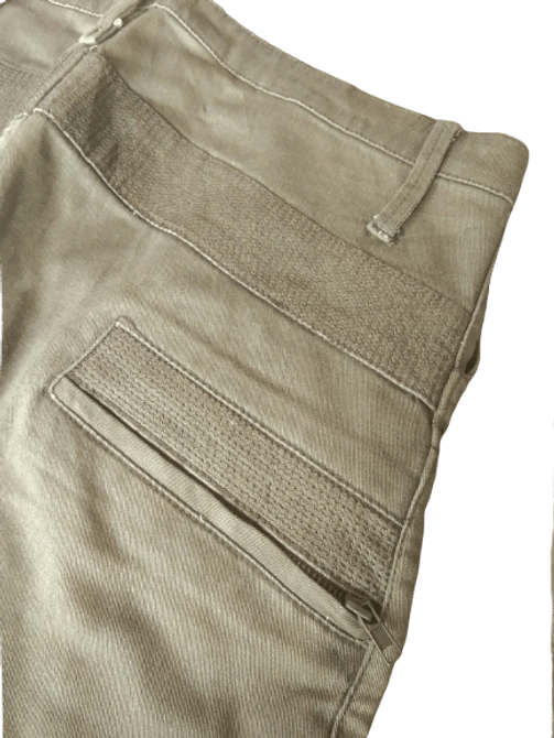 Japanese Brand × Vintage Vintage Unbrand Army Khaki Pants 33x32 Size US 33 - 4 Thumbnail