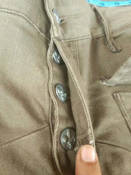 Japanese Brand × Vintage Vintage Unbrand Army Khaki Pants 33x32 Size US 33 - 9 Thumbnail