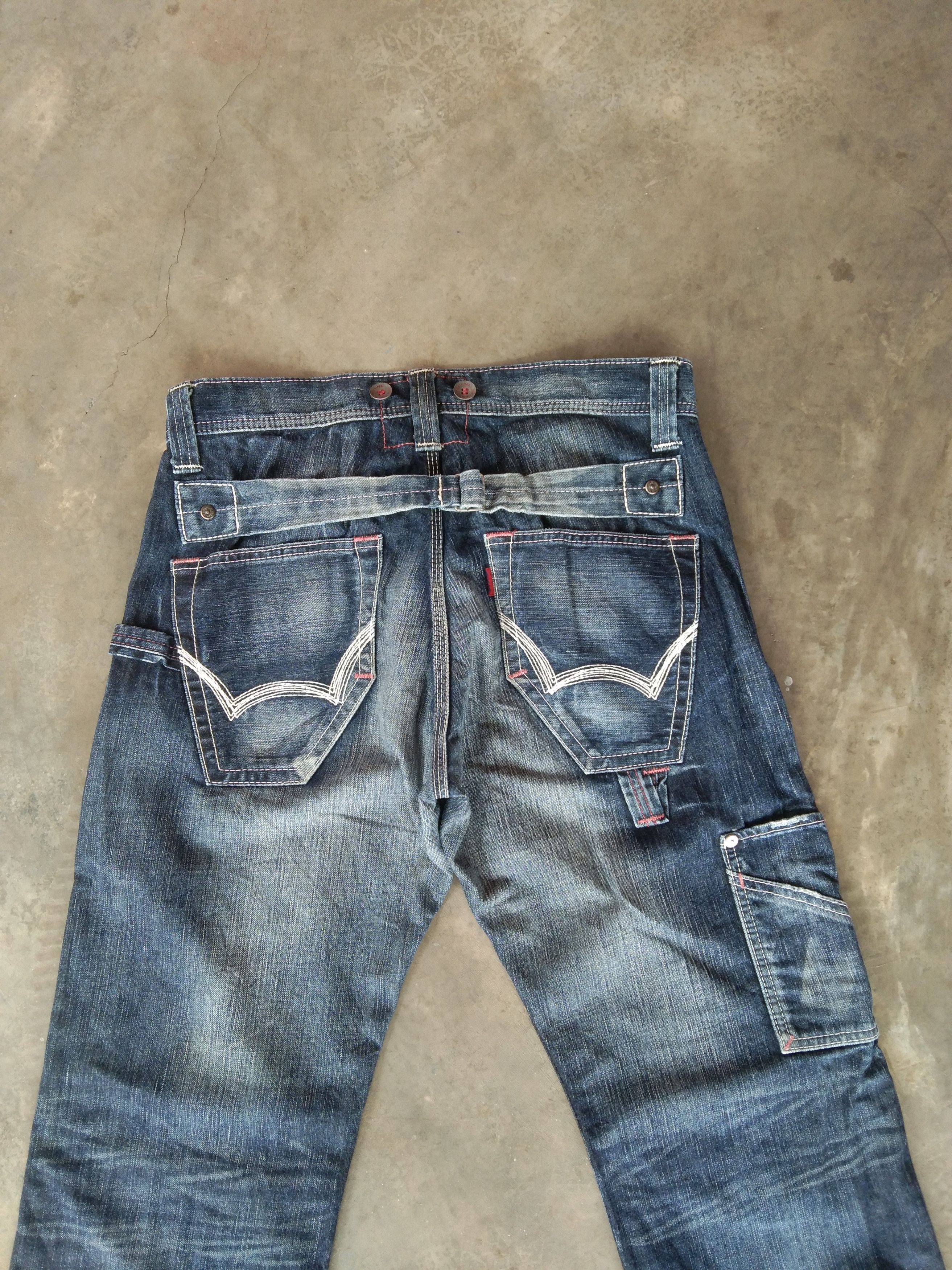 Japanese Brand Vintage Edwin 503 Straight Leg Carpenter Jeans 32x32 Size US 32 / EU 48 - 3 Thumbnail