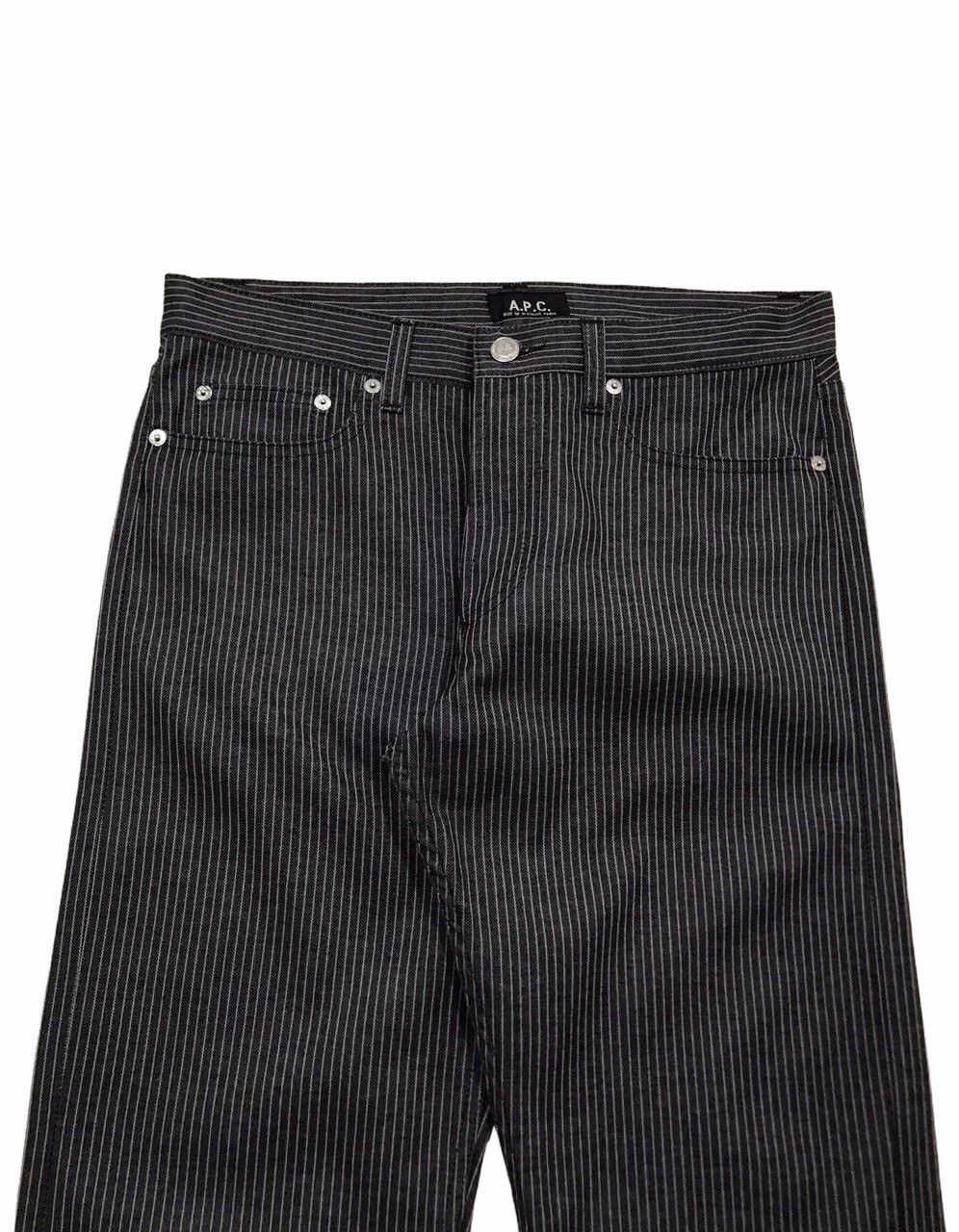 A.P.C. Job Striped Cotton-blend Pants Size US 30 / EU 46 - 3 Thumbnail
