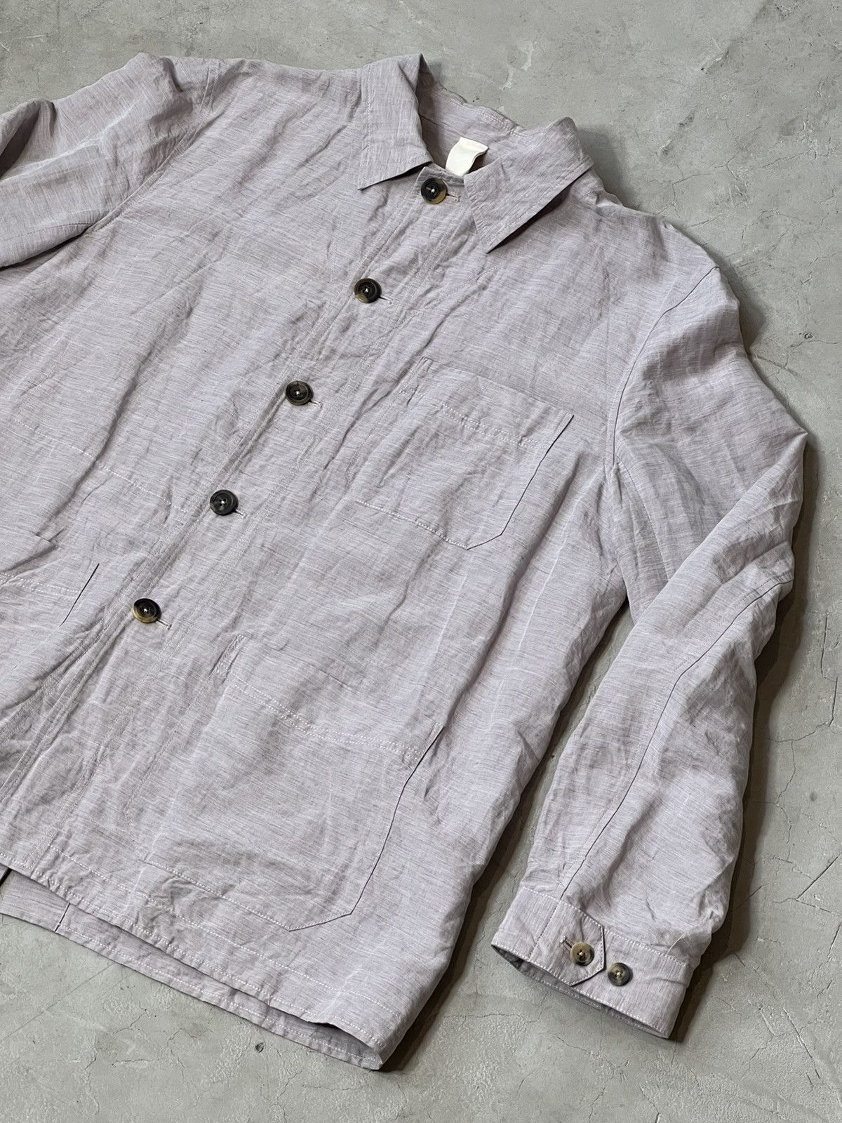 Forme D'Expression Forme D’Expression Linen Chore Coat Size US L / EU 52-54 / 3 - 3 Thumbnail