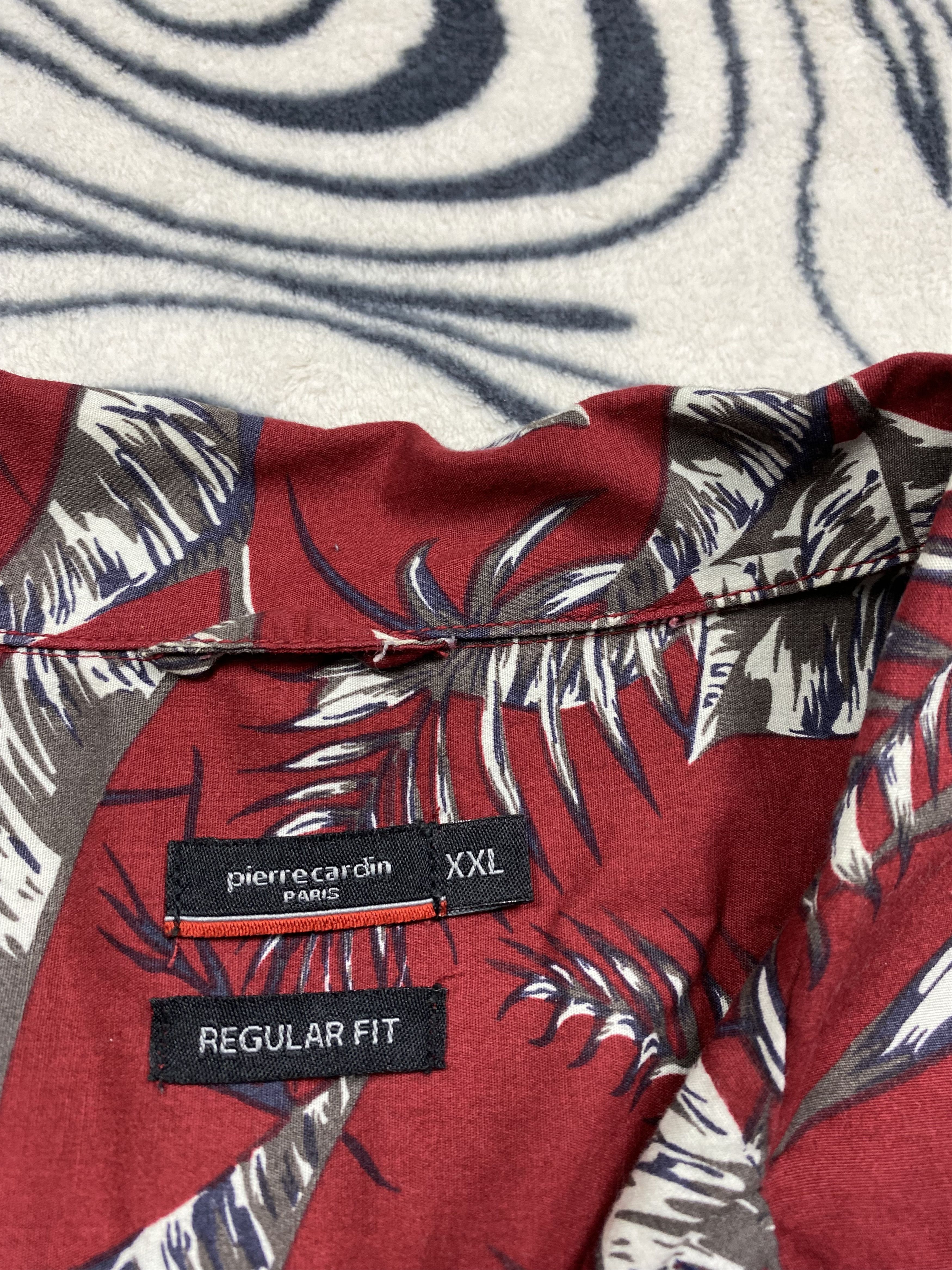 Pierre Cardin Pierre Cardin Vintage Mens Short Sleeve Hawaiian Shirt Size US XXL / EU 58 / 5 - 5 Thumbnail