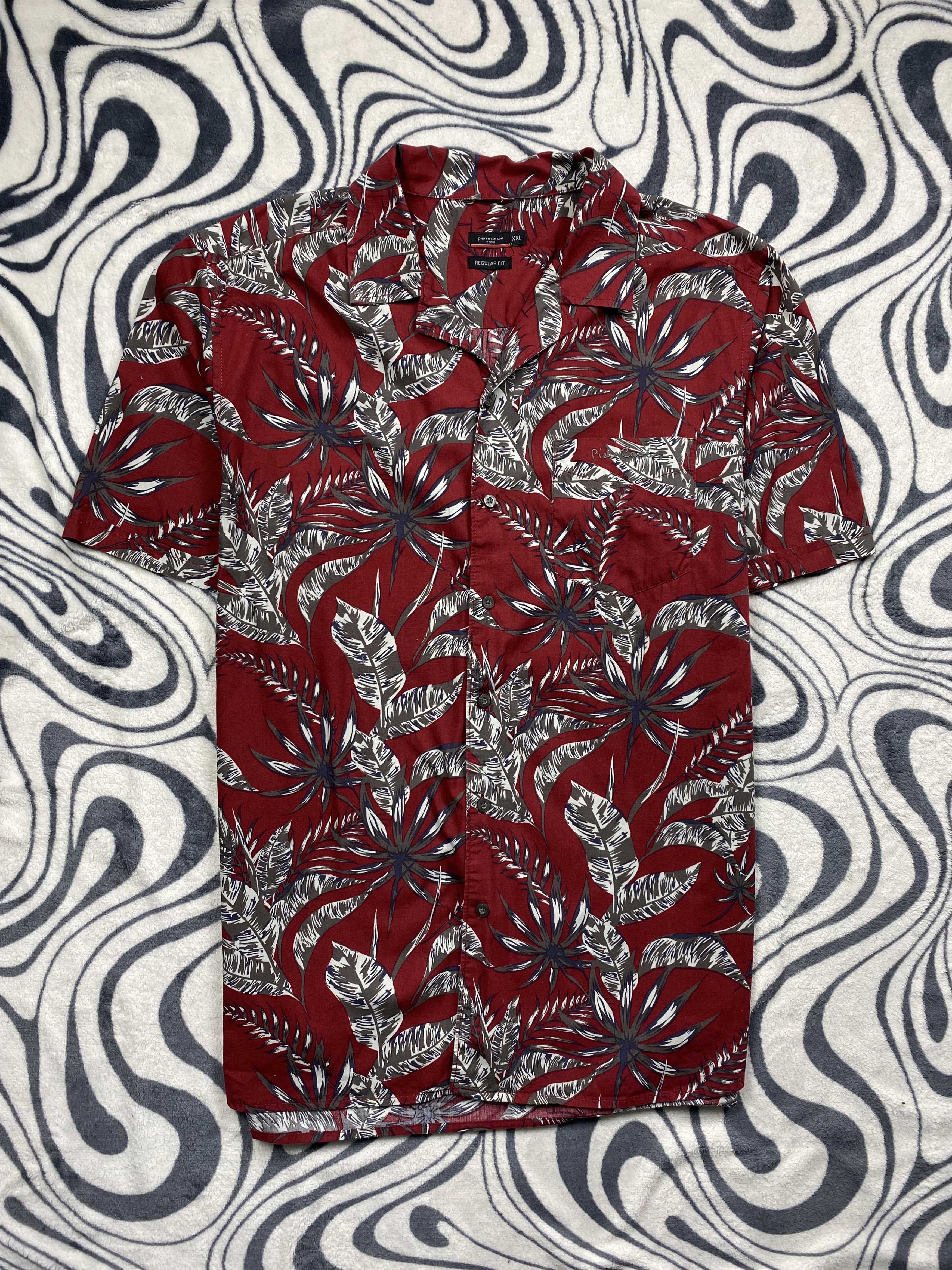 Pierre Cardin Pierre Cardin Vintage Mens Short Sleeve Hawaiian Shirt Size US XXL / EU 58 / 5 - 1 Thumbnail