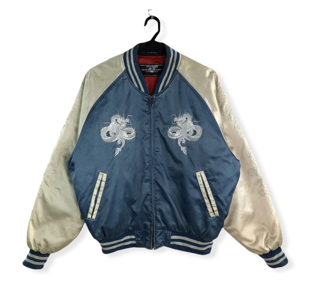 Japanese Brand VINTAGE DRAGON EMBROIDERIES SLEEVES HIT SUKAJAN JACKET Size US L / EU 52-54 / 3 - 2 Thumbnail