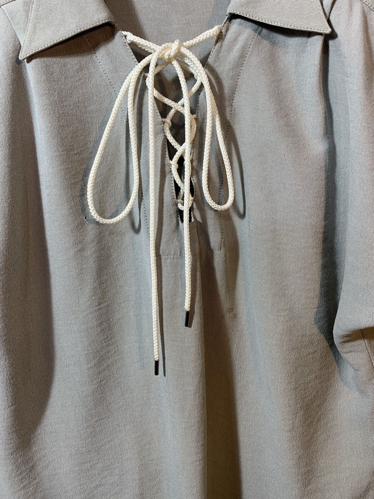 Thierry Mugler Thierry Mugler light grey lace up top Size M / US 6-8 / IT 42-44 - 7 Thumbnail