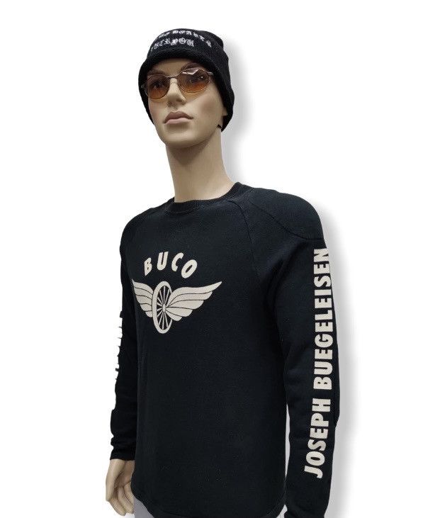 The Real McCoy's JOSEPH BUEGELEISEN BUCO Iconic Logo Wheel + Wings Sweater Size US M / EU 48-50 / 2 - 1 Thumbnail