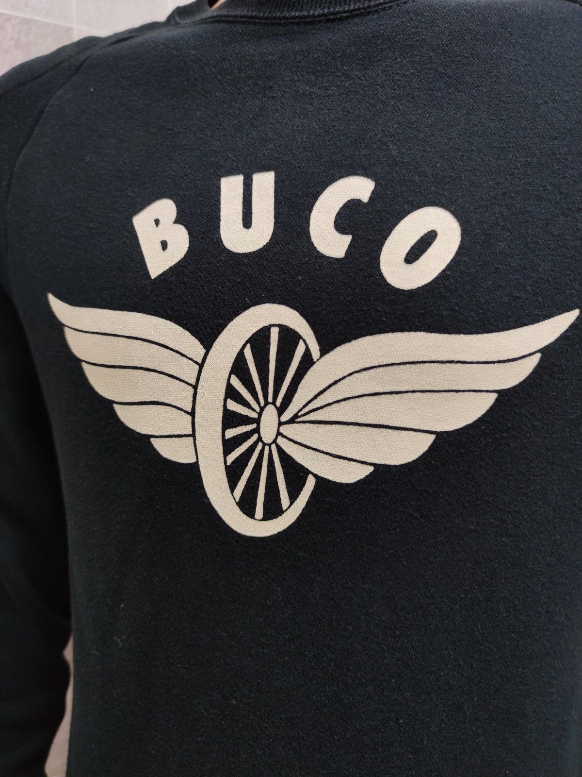 The Real McCoy's JOSEPH BUEGELEISEN BUCO Iconic Logo Wheel + Wings Sweater Size US M / EU 48-50 / 2 - 4 Thumbnail