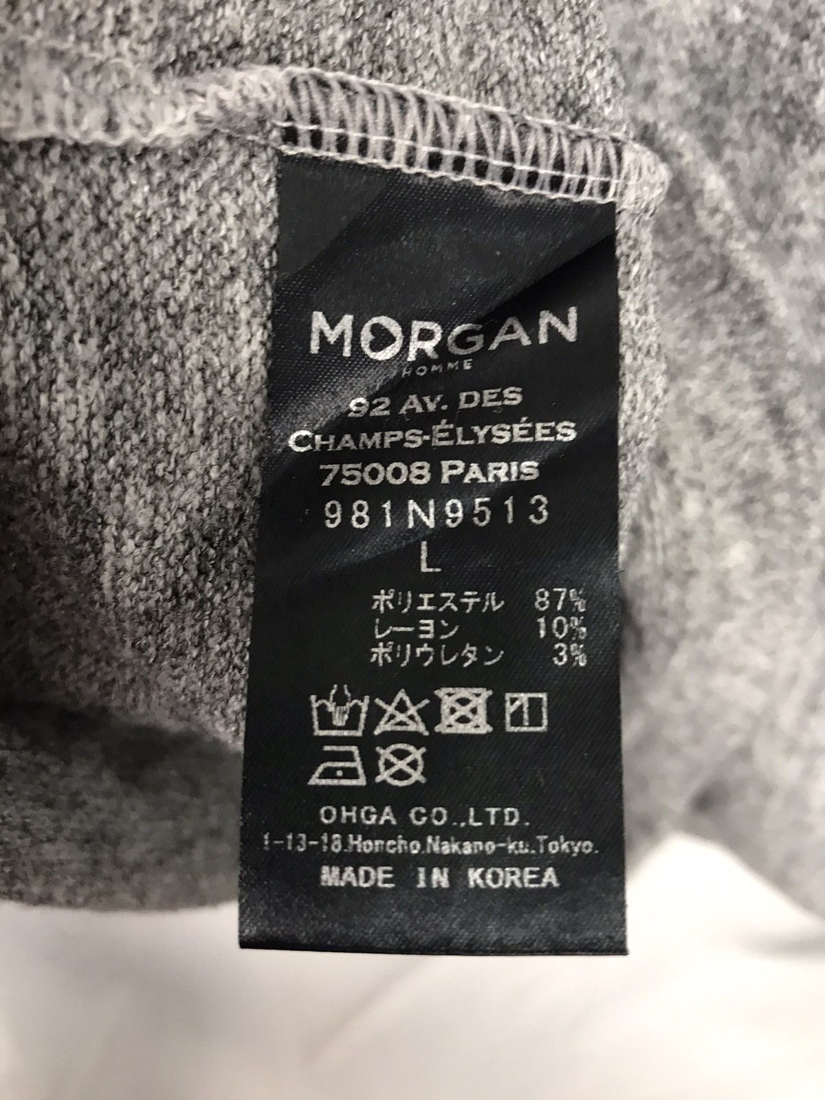 Morgan Homme Morgan homme plain vneck long sleeve Size US M / EU 48-50 / 2 - 4 Thumbnail