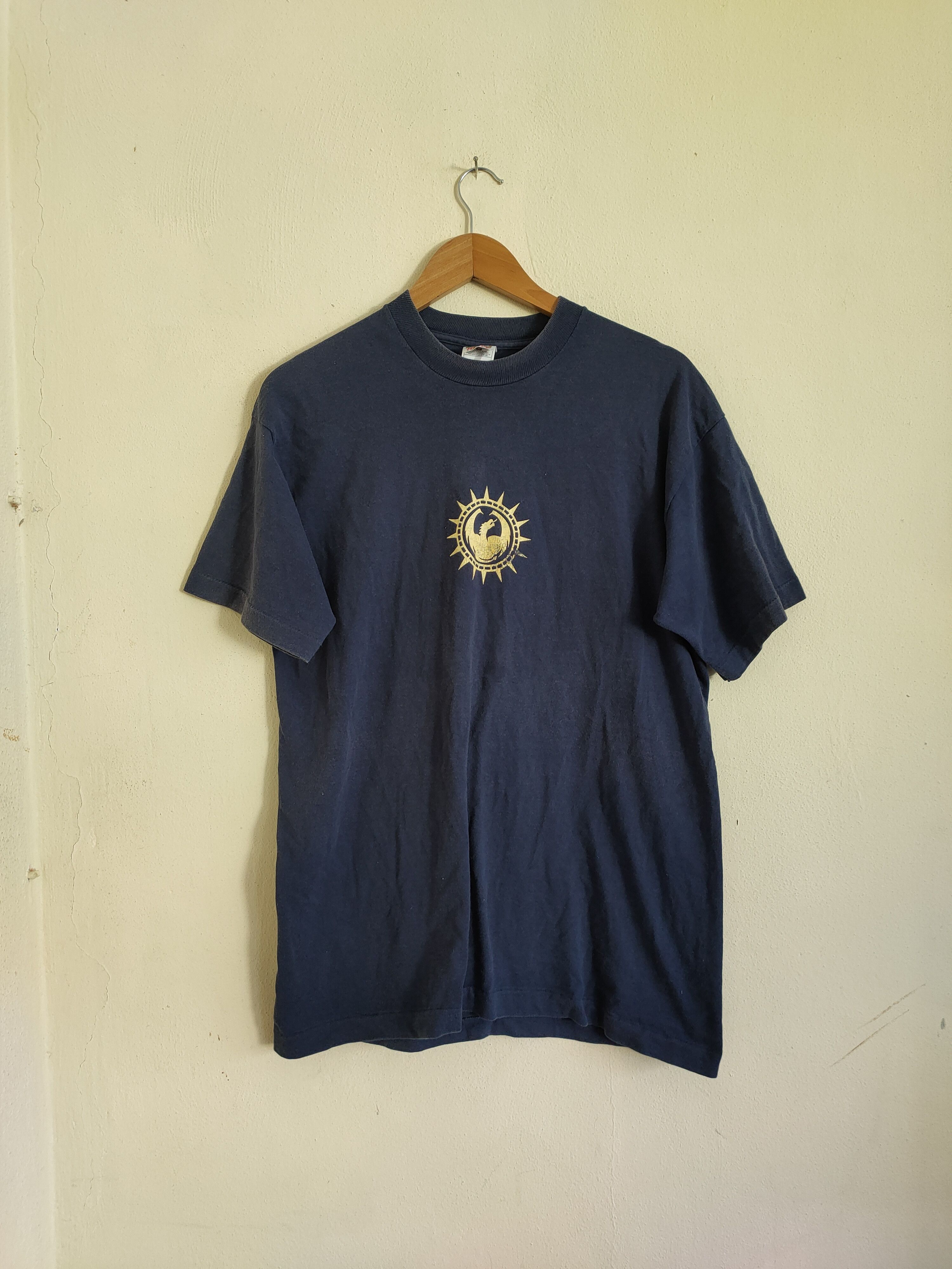 Fruit Of The Loom × Vintage Vintage Dragon Optical T shirt Size US L / EU 52-54 / 3 - 2 Thumbnail