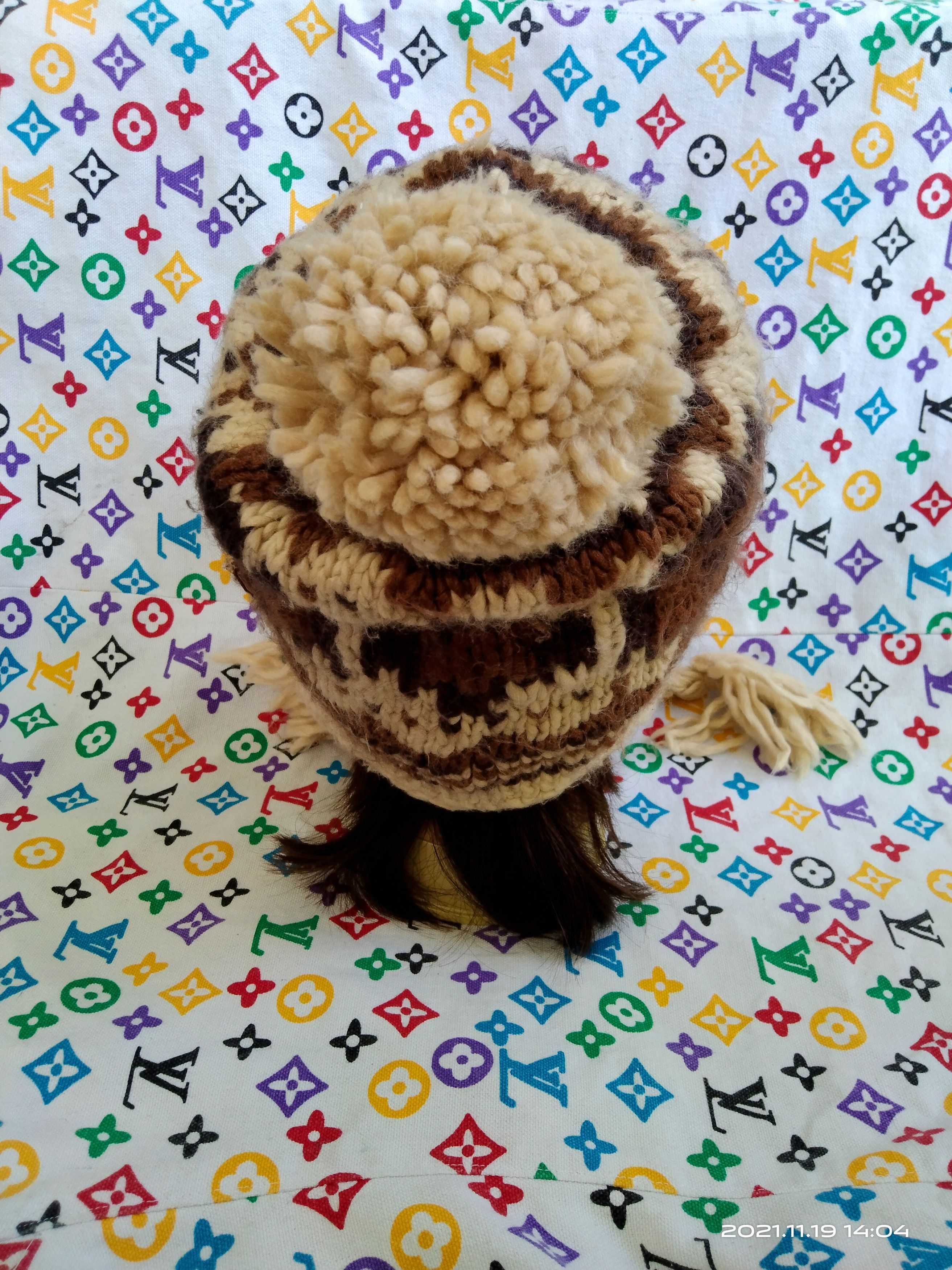 Native JAPANESE BRAND KNIT EAR FLAP NAVAJO ALL OVER PRINT Size ONE SIZE - 3 Thumbnail